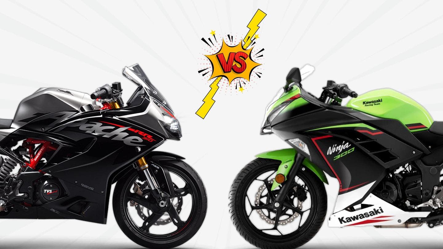 Is Kawasaki Ninja 300 better than TVS Apache RR 310?