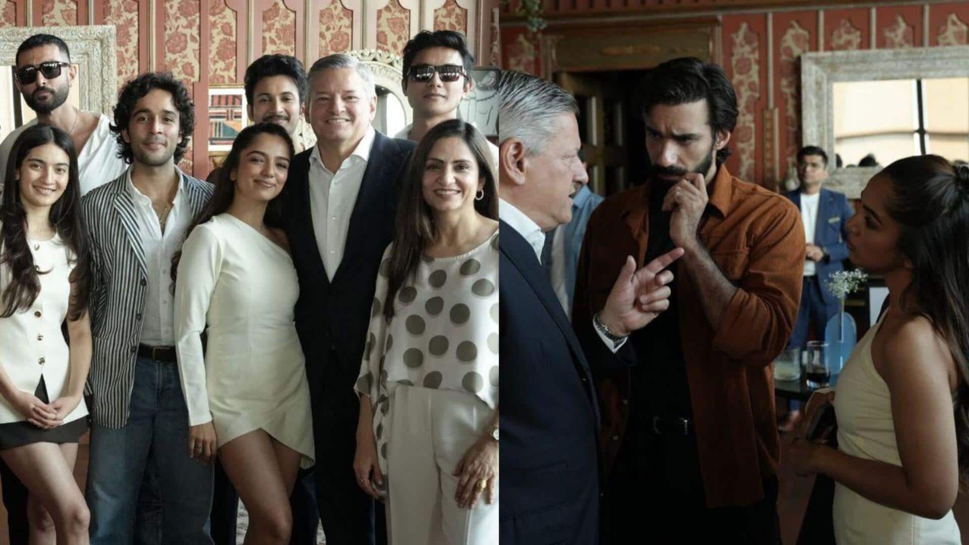 Sparsh Shrivastava, Rohit Saraf, more meet Netflix's Ted Sarandos Sparsh Shrivastava, Rohit Saraf, more meet Netflix's Ted Sarandos
