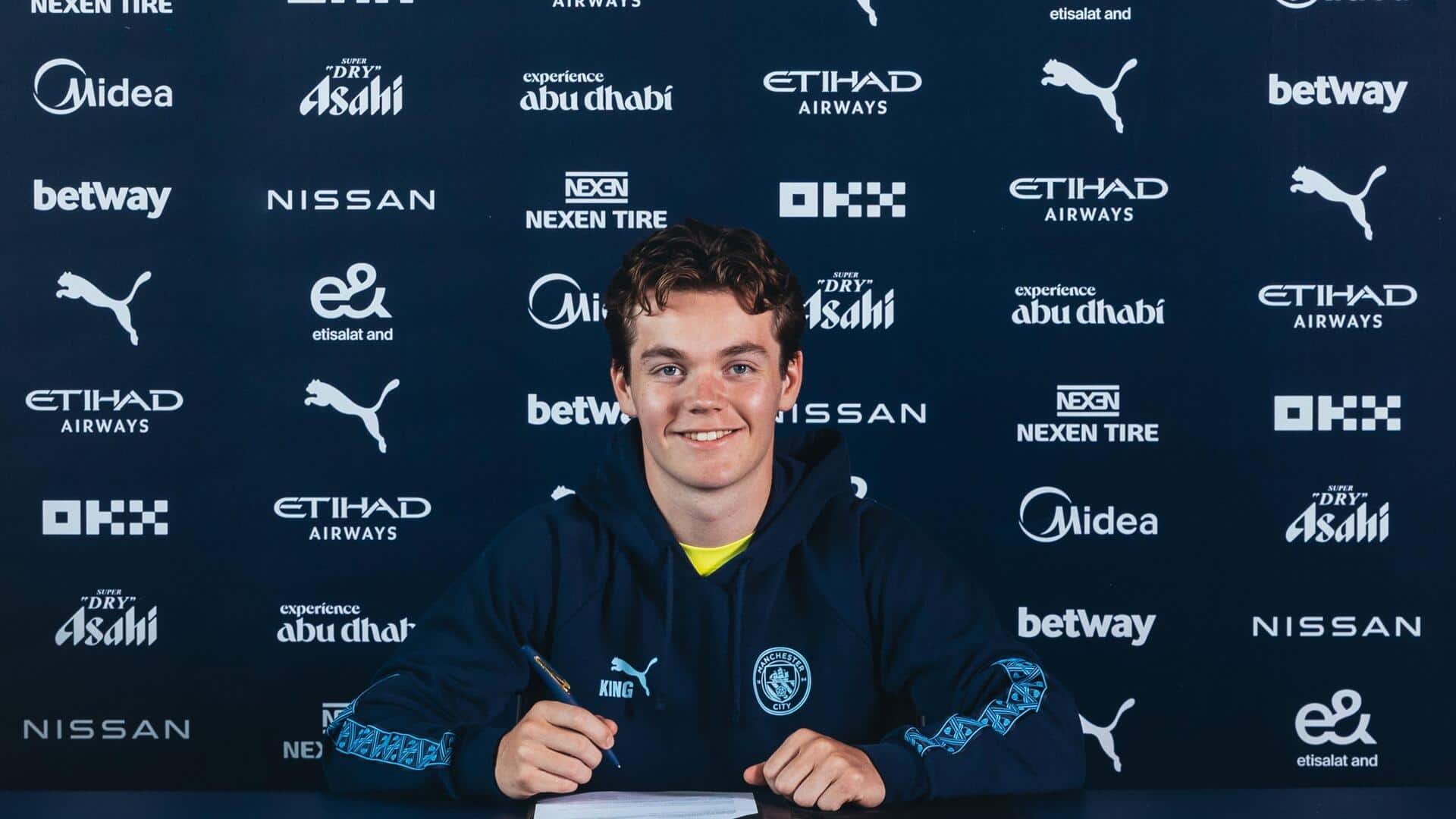 Sverre Nypan joins Manchester City for £12.5m from Rosenborg
