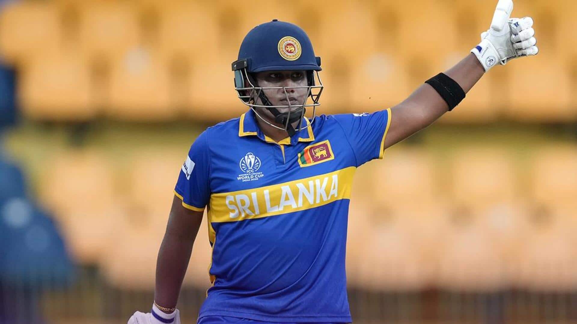Chamari Athapaththu rattles Bangladesh, completes 50 Women's ODI wickets: Stats Chamari Athapaththu rattles Bangladesh, completes 50 Women's ODI wickets: Stats
