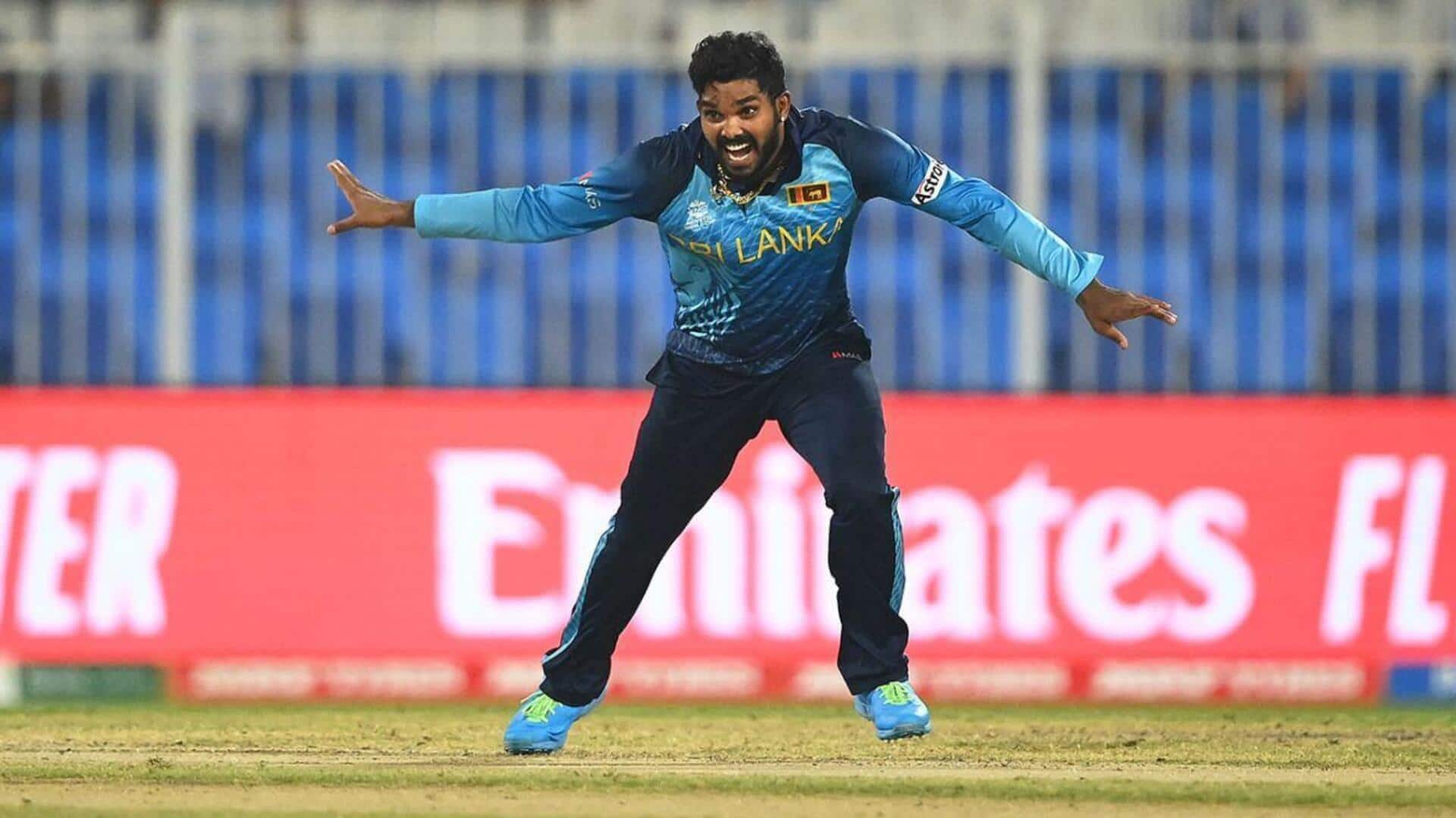 Wanindu Hasaranga becomes SL's highest wicket-taker in T20 World Cup