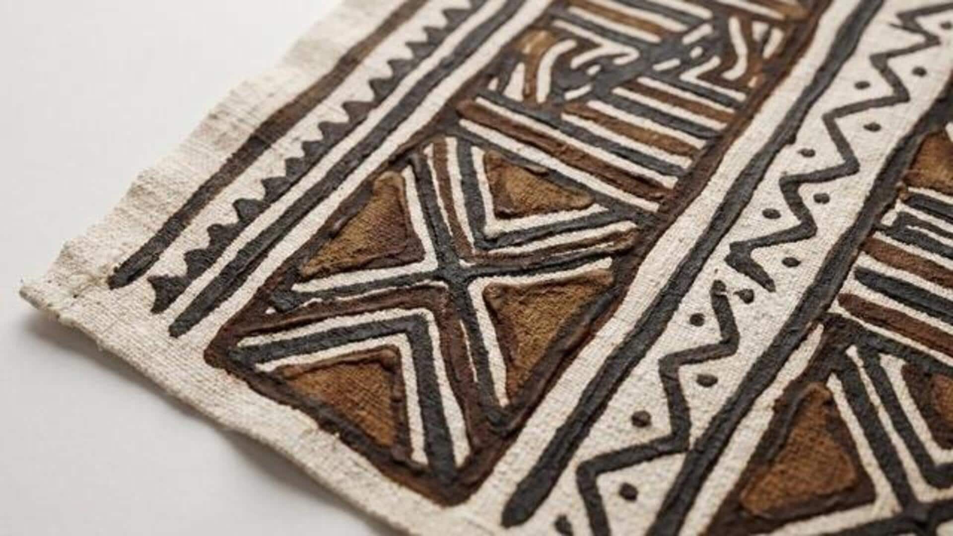 Add charm to your dining space with mud cloth 