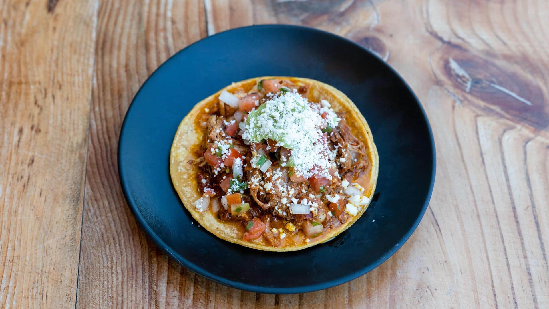 These crispy tostadas are perfect for breakfast
