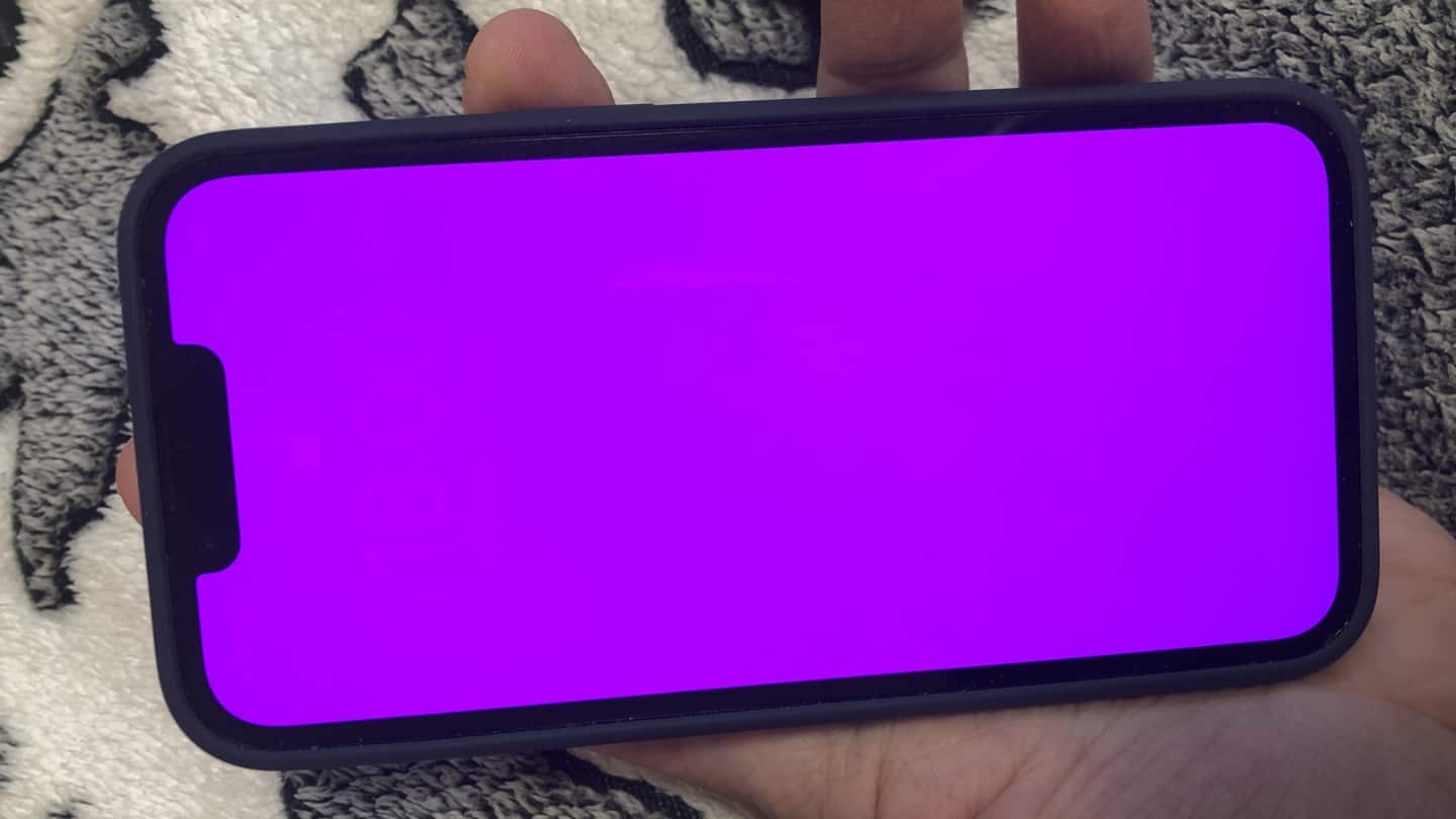 iPhone 13 users face weird 'pink screen' issue