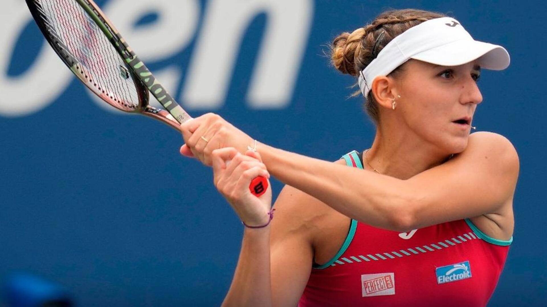US Open 2023: Rebeka Masarova knocks out Maria Sakkari