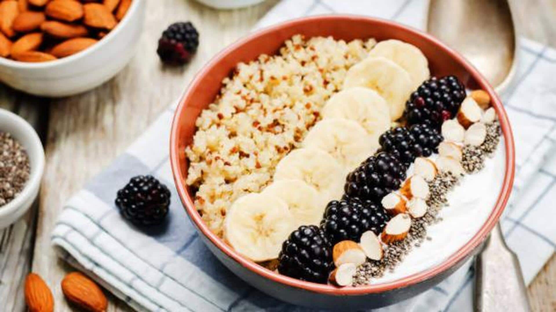 Quick fix: Quinoa with almonds and chia seeds