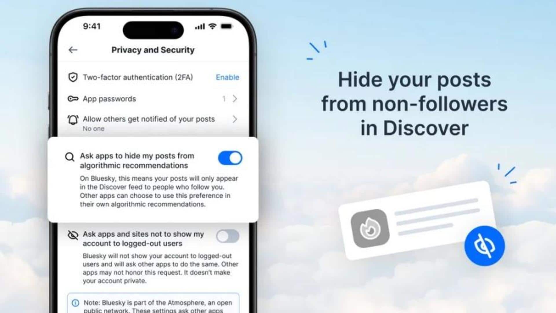 Bluesky now lets you keep posts out of Discover feed 