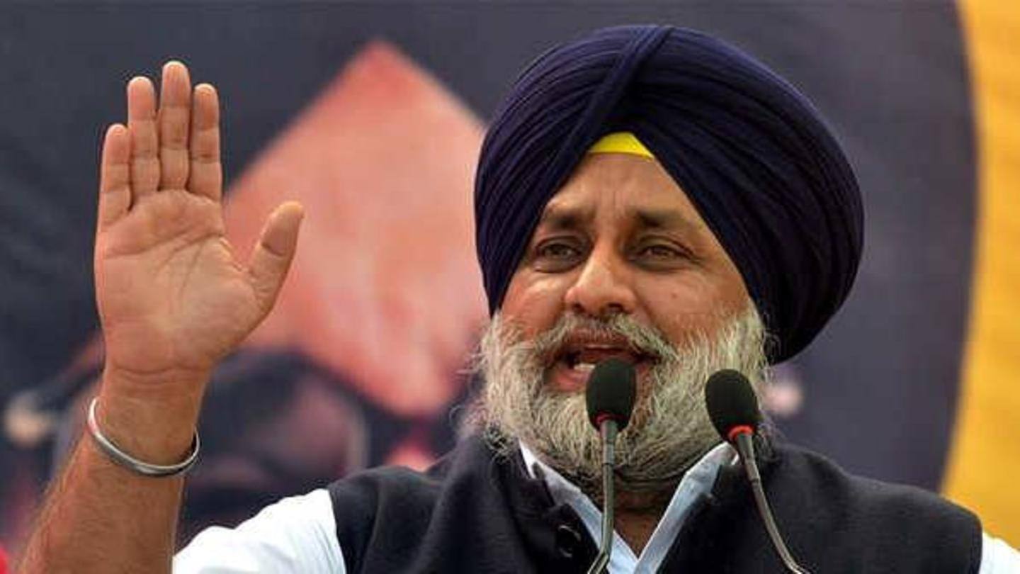 Badal alleged party workers were beaten with lathis Badal alleged party workers were beaten with lathis