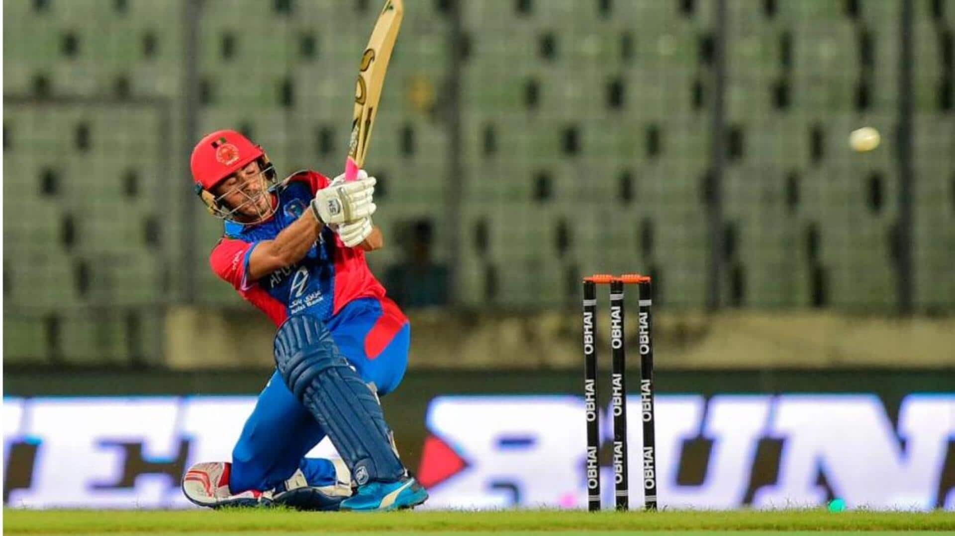 Rahmanullah Gurbaz becomes Afghanistan's third centurion in T20Is: Stats