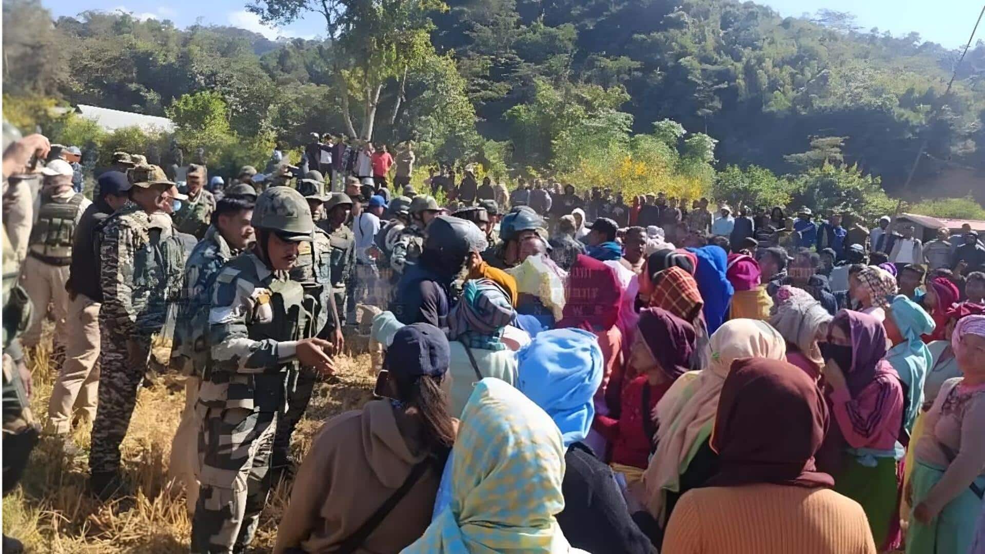 Manipur clash: 7 injured as security forces stop IDPs' resettlement