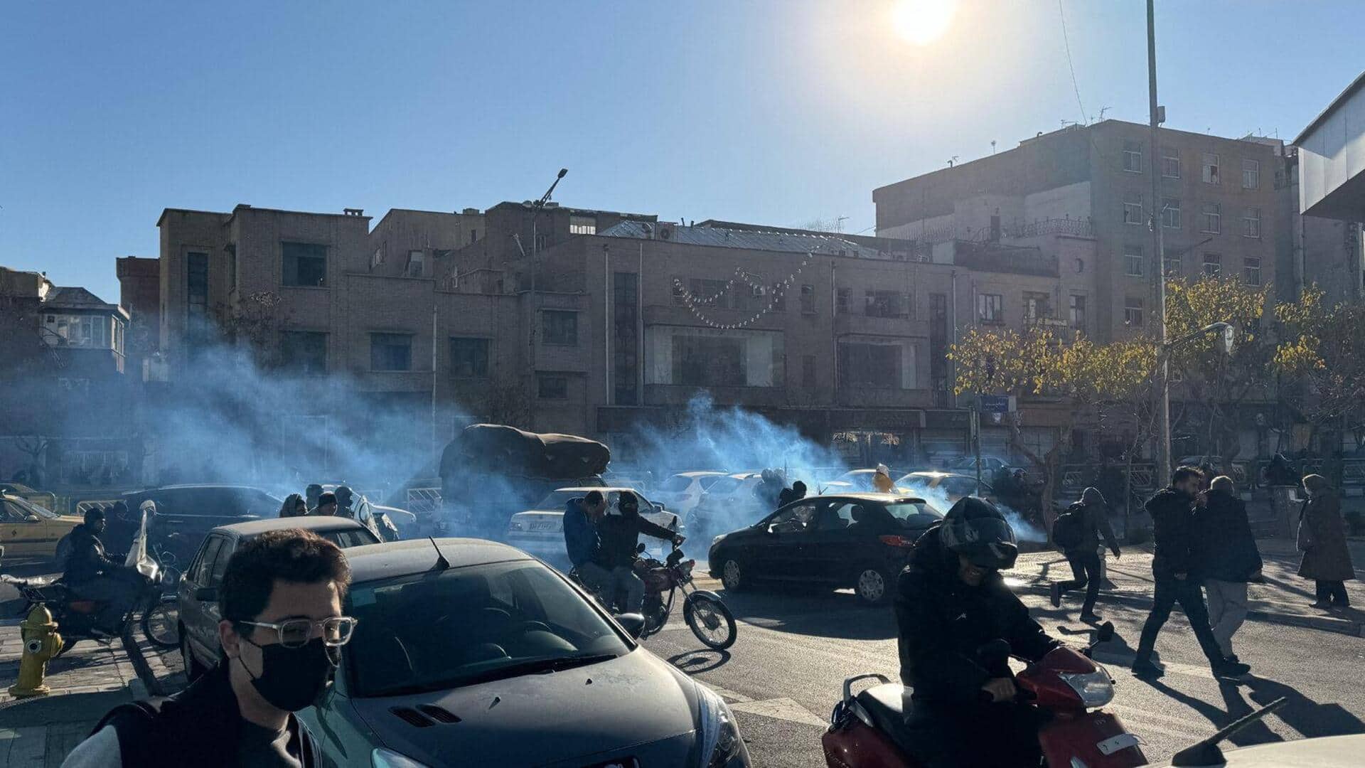 Iran protests: Ambassador condemns 'unlawful threats' in letter to UN