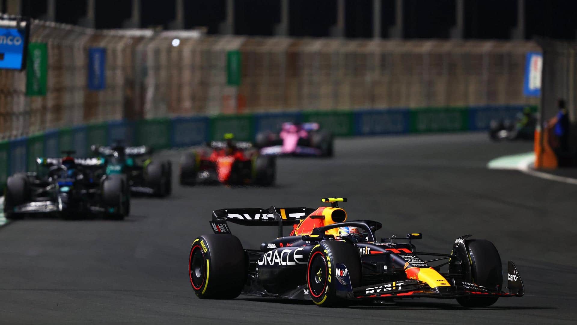 F1 2023, Sergio Perez wins Saudi Arabian GP: Key stats