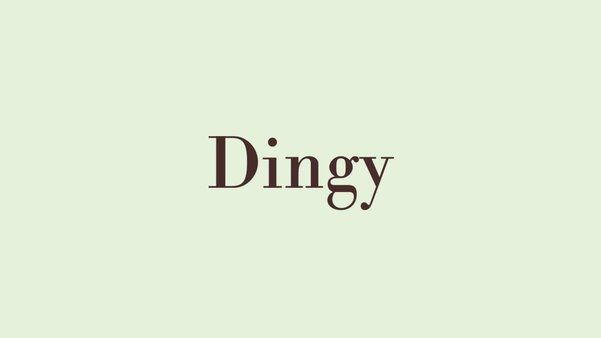 Word of the Day: Dingy Word of the Day: Dingy