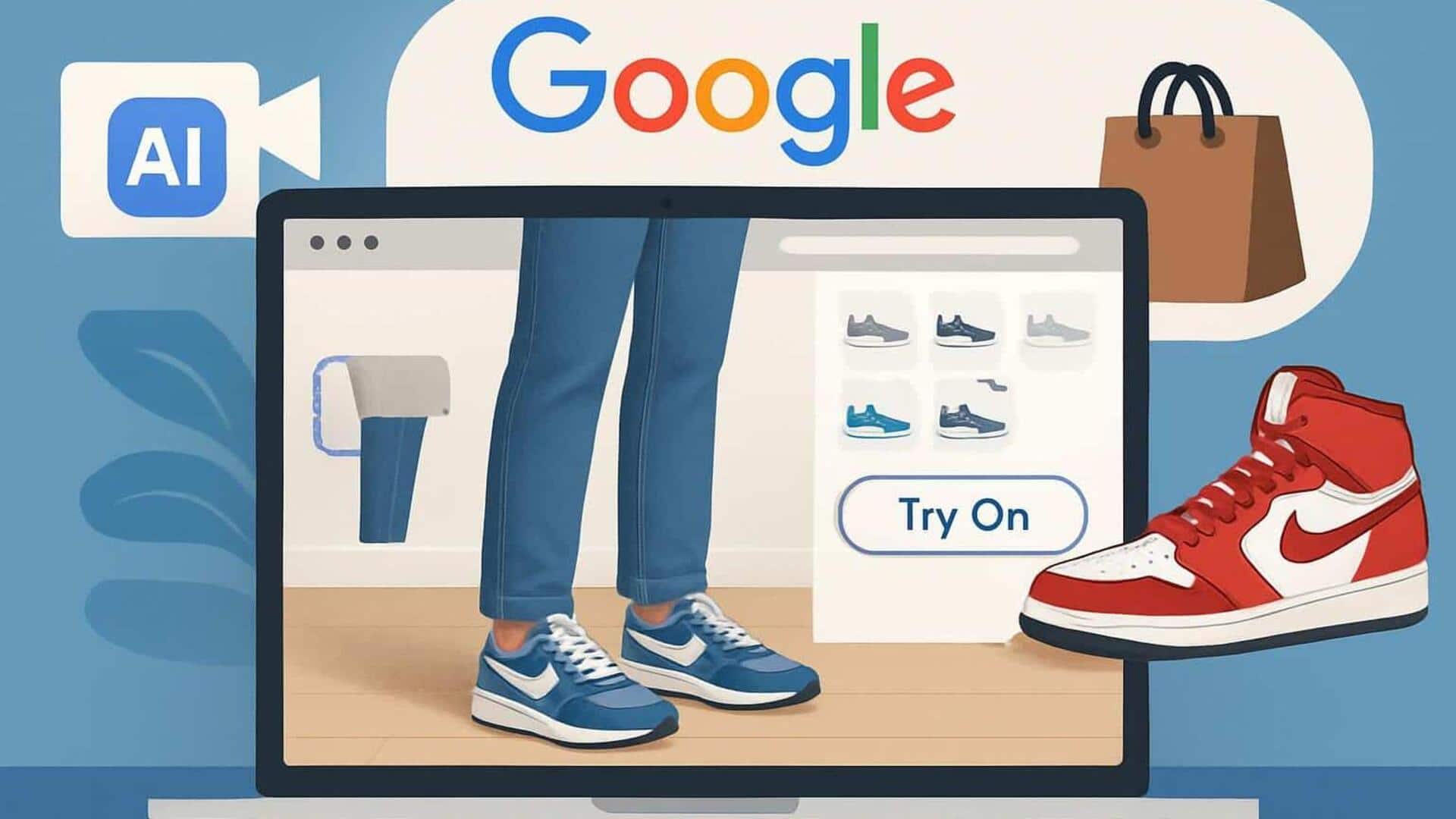 Google's new AI feature lets you try shoes virtually Google's new AI feature lets you try shoes virtually