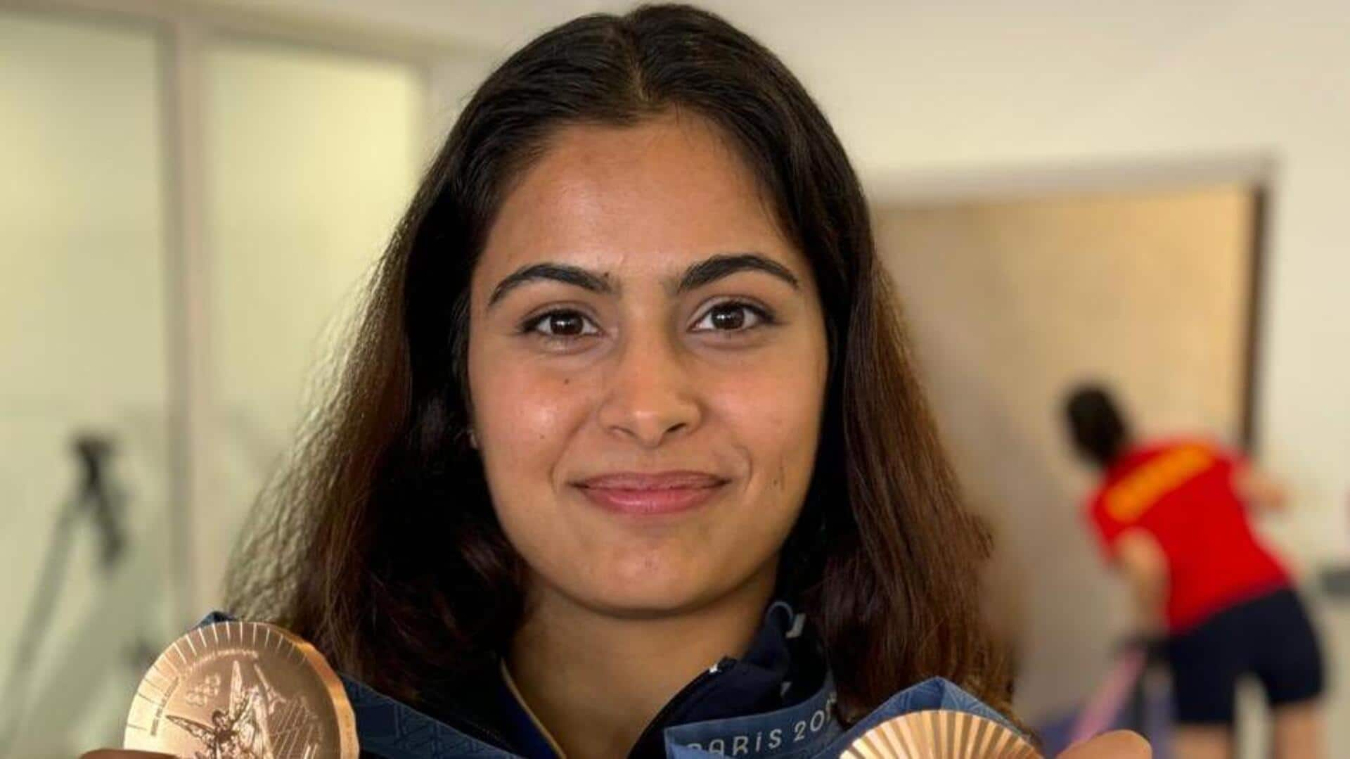 2024 Paris Olympics: Shooter Manu Bhaker gains women's 25m qualification