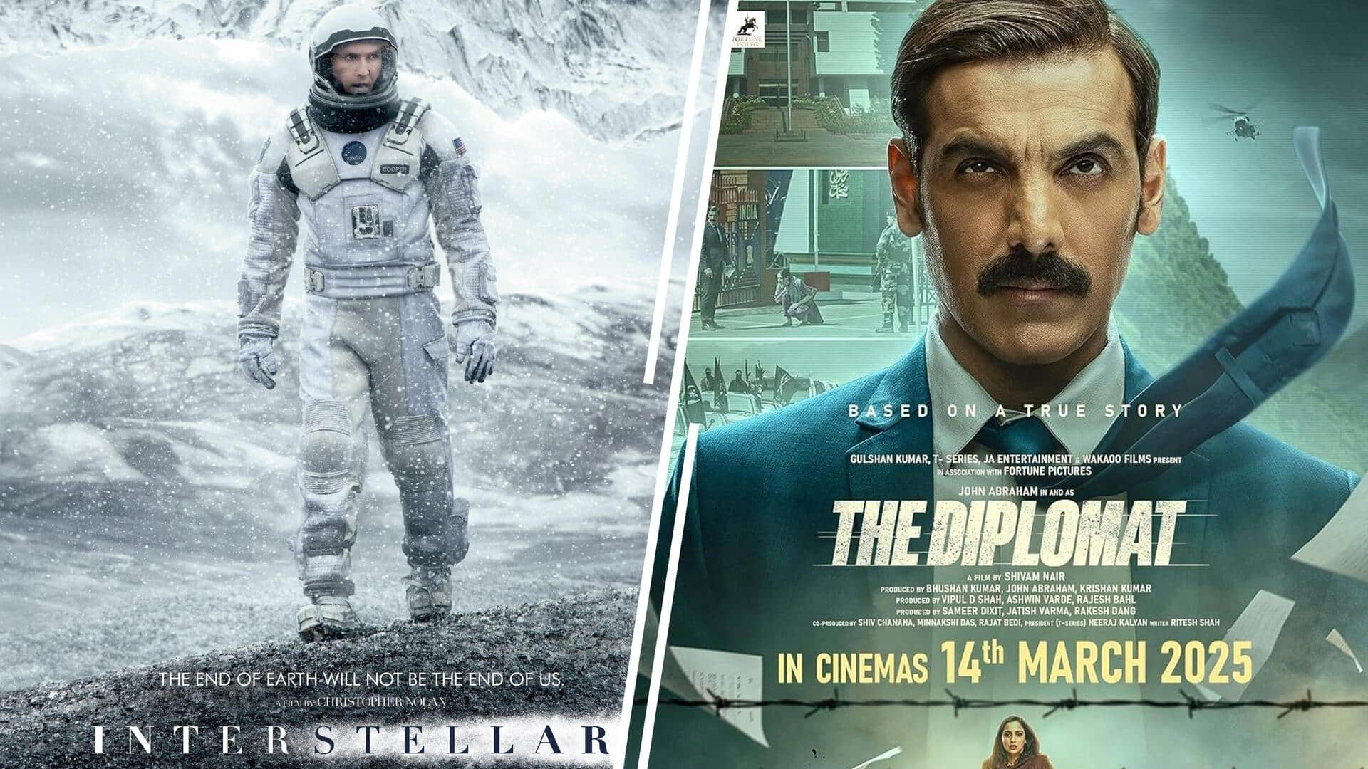 'The Diplomat,' 'Interstellar': Movies hitting theaters this Friday