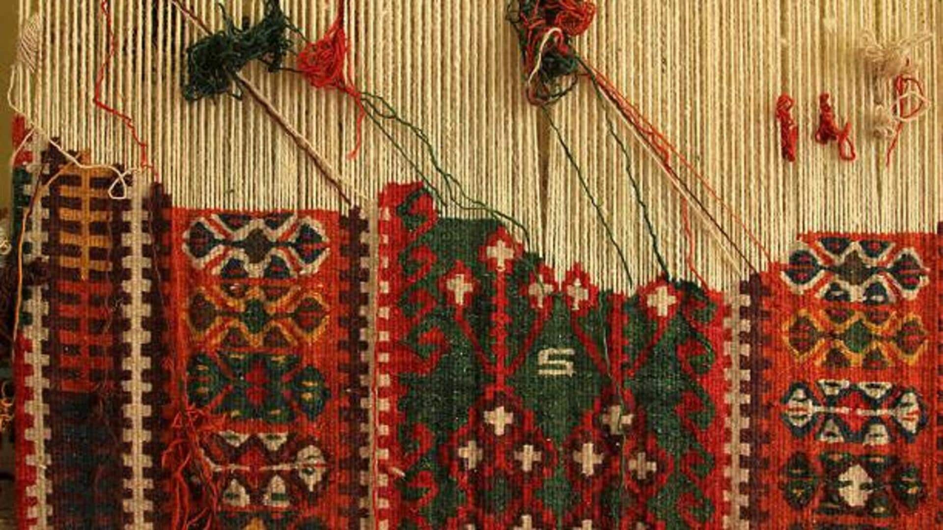 All about kilim weaving 
