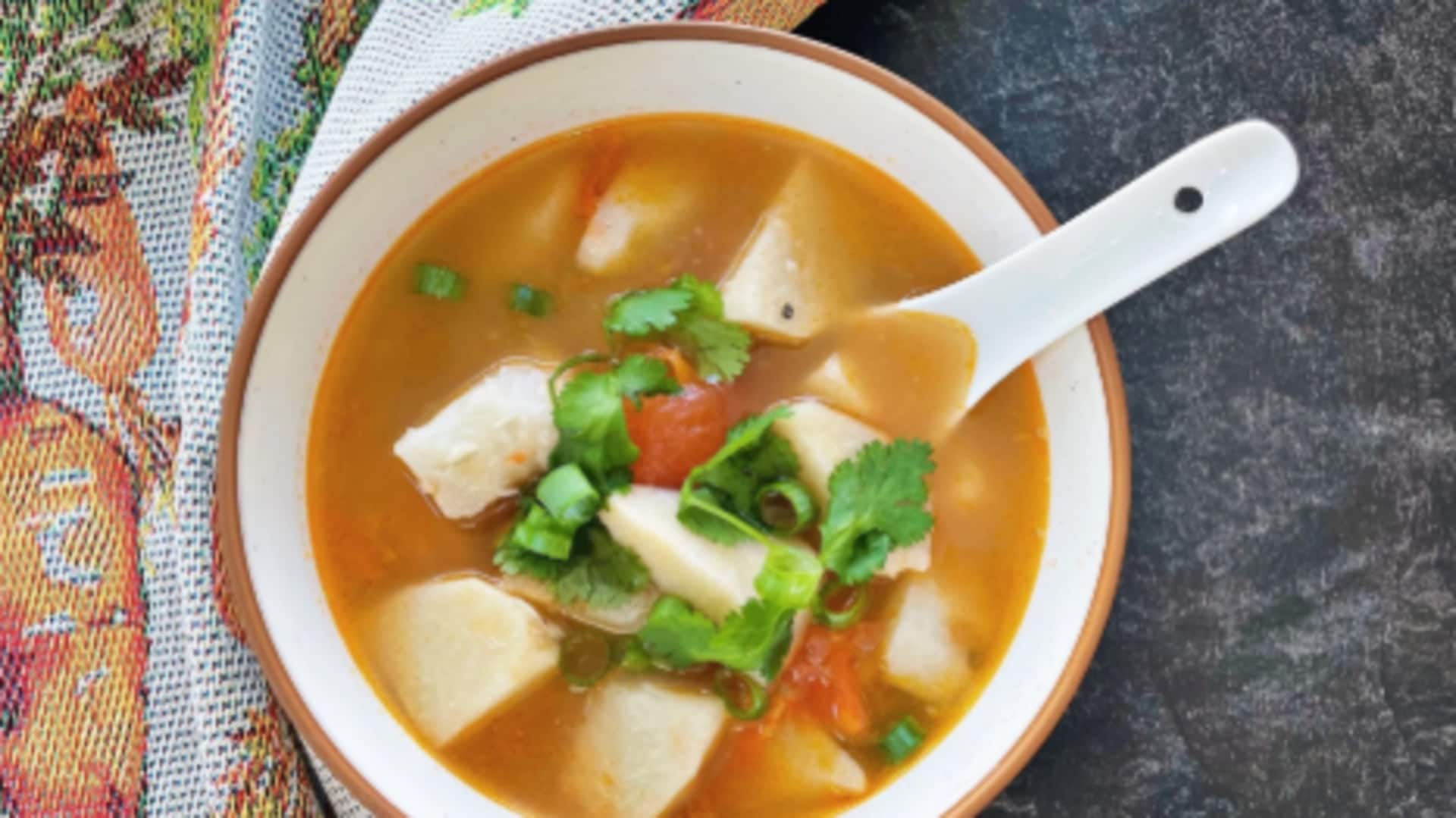 Delicious ways to cook with taro stem Delicious ways to cook with taro stem