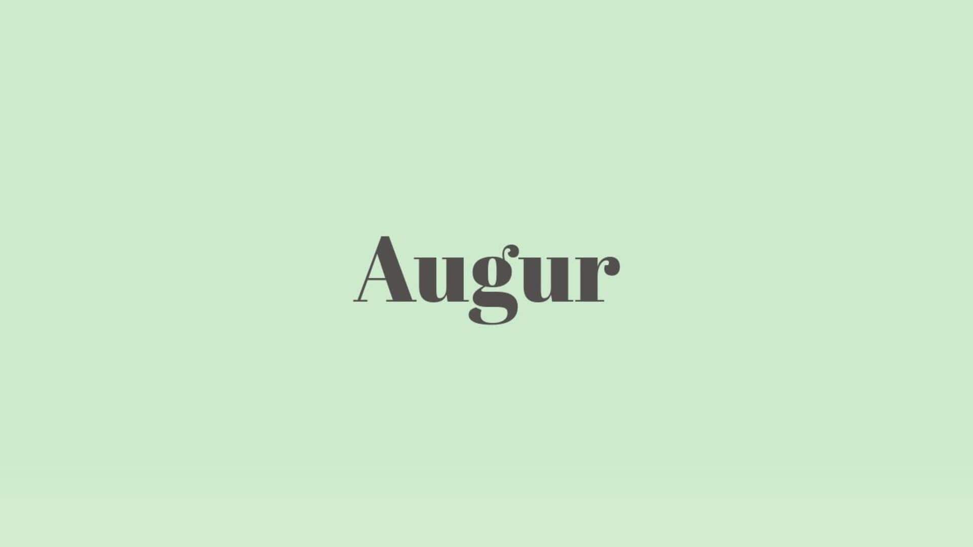Word of the Day: Augur