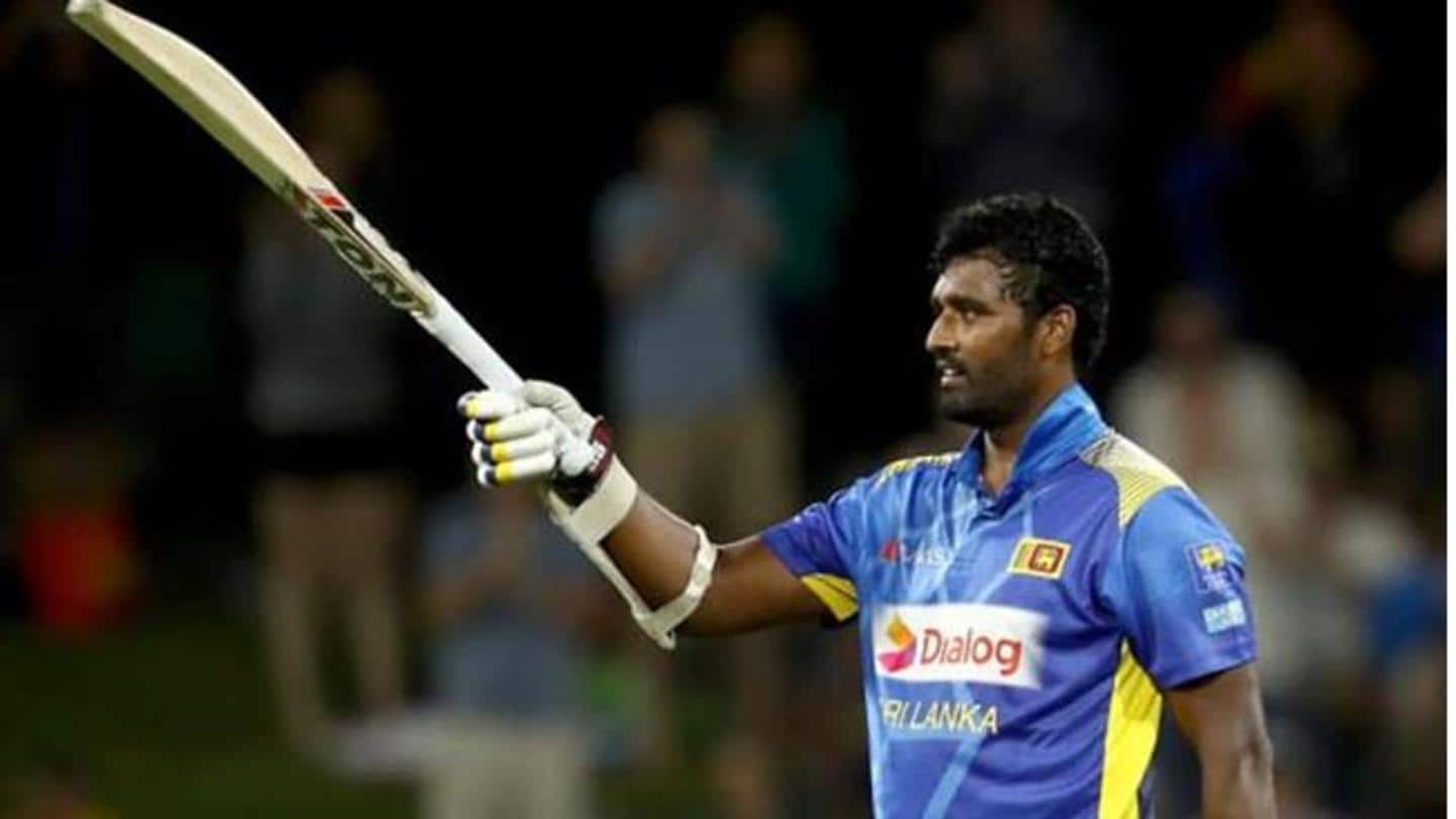 Sri Lanka's Thisara Perera smashes six sixes in an over
