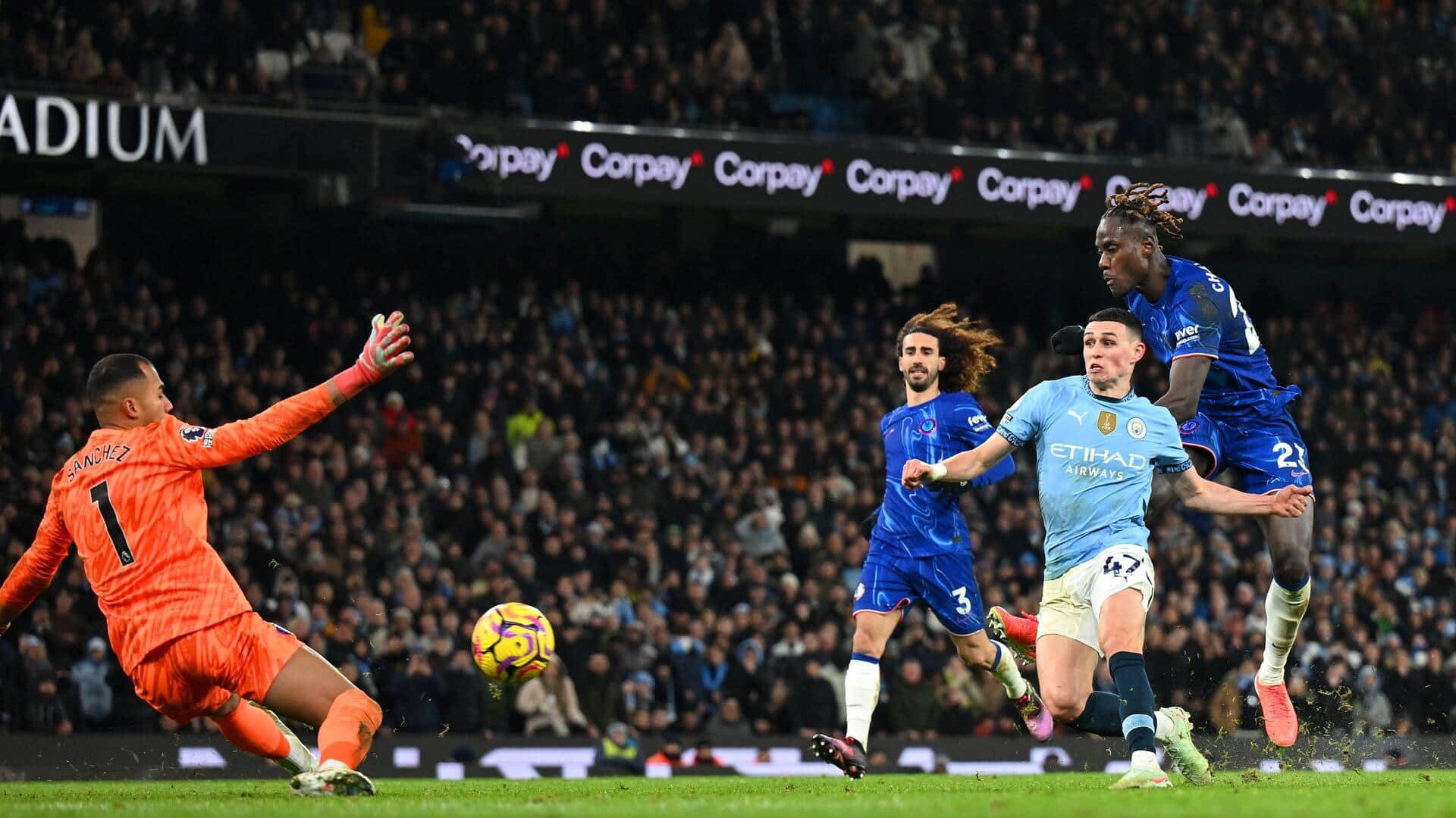 Manchester City down Chelsea 3-1 in Premier League: Key stats1