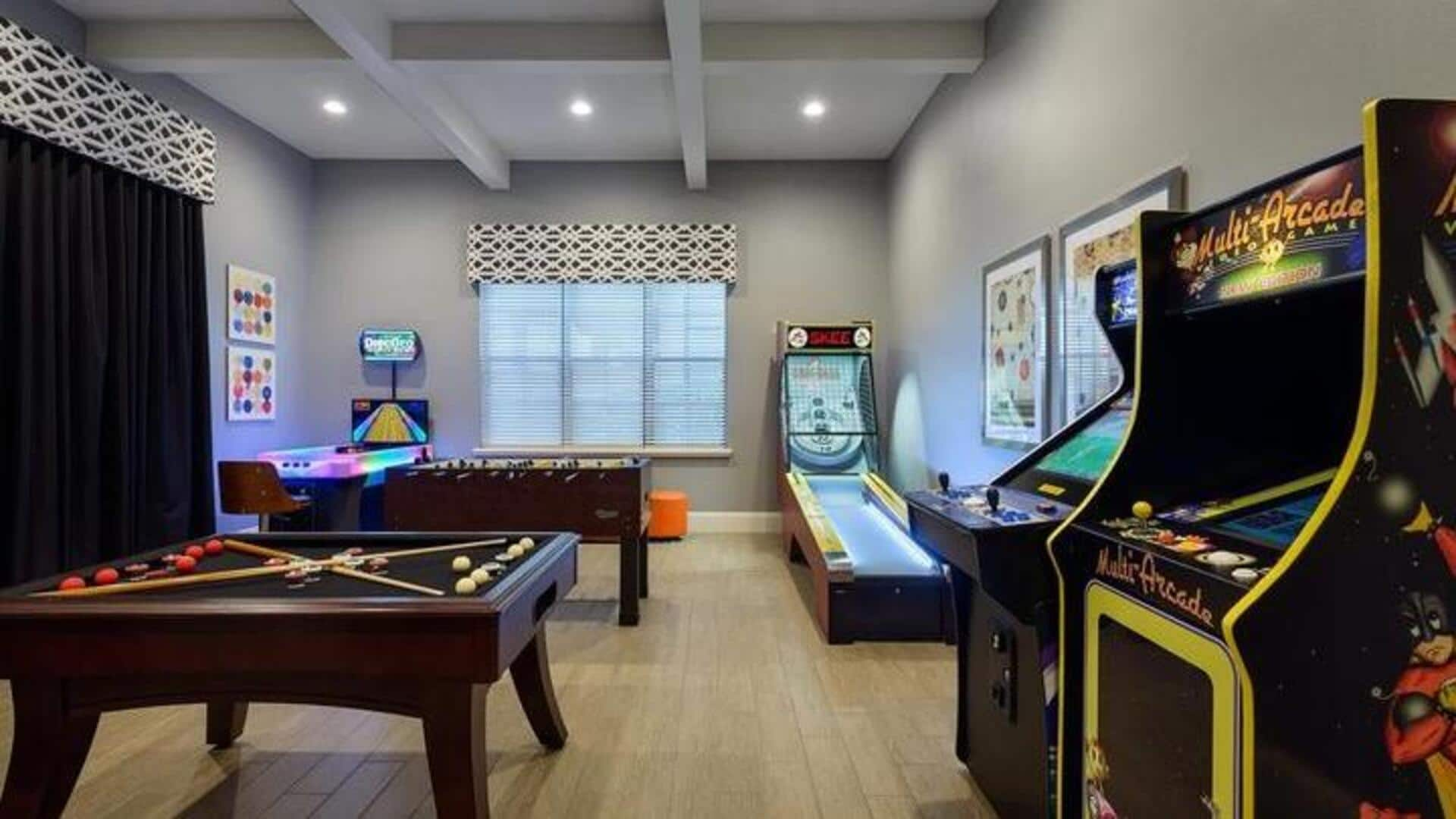 Turn your space into an arcade-inspired haven: Here's how