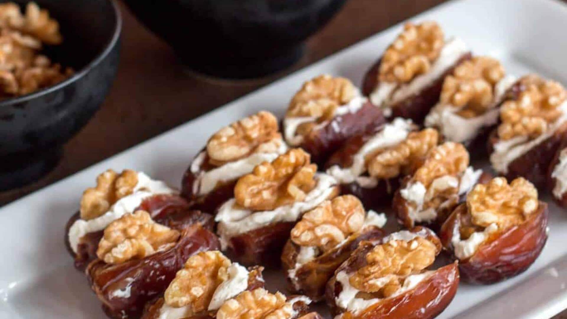 Walnut-dates combo sure gives rise to some tasty dishes!