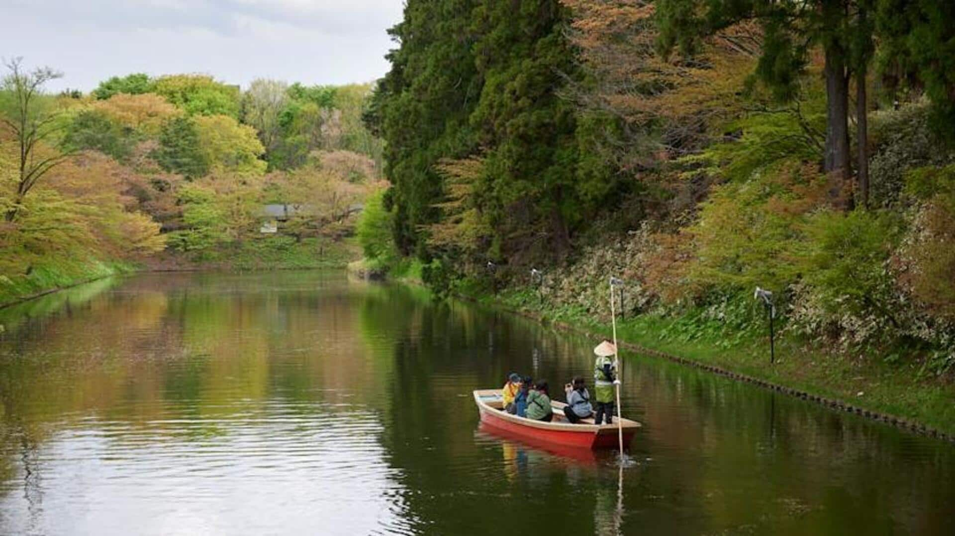 Aomori, Japan: Cherry blossoms and green farming