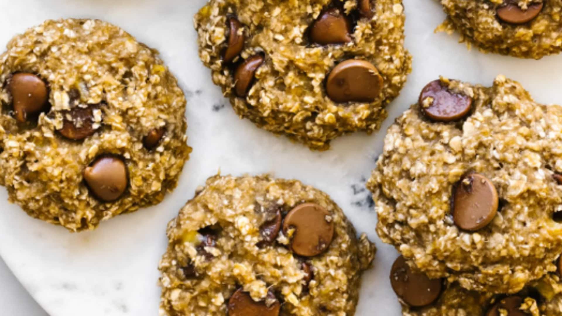 Swap butter cookies with oats and banana cookies
