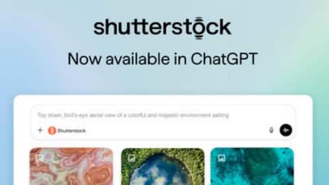 ChatGPT users get direct access to Shutterstock's images, videos, audio