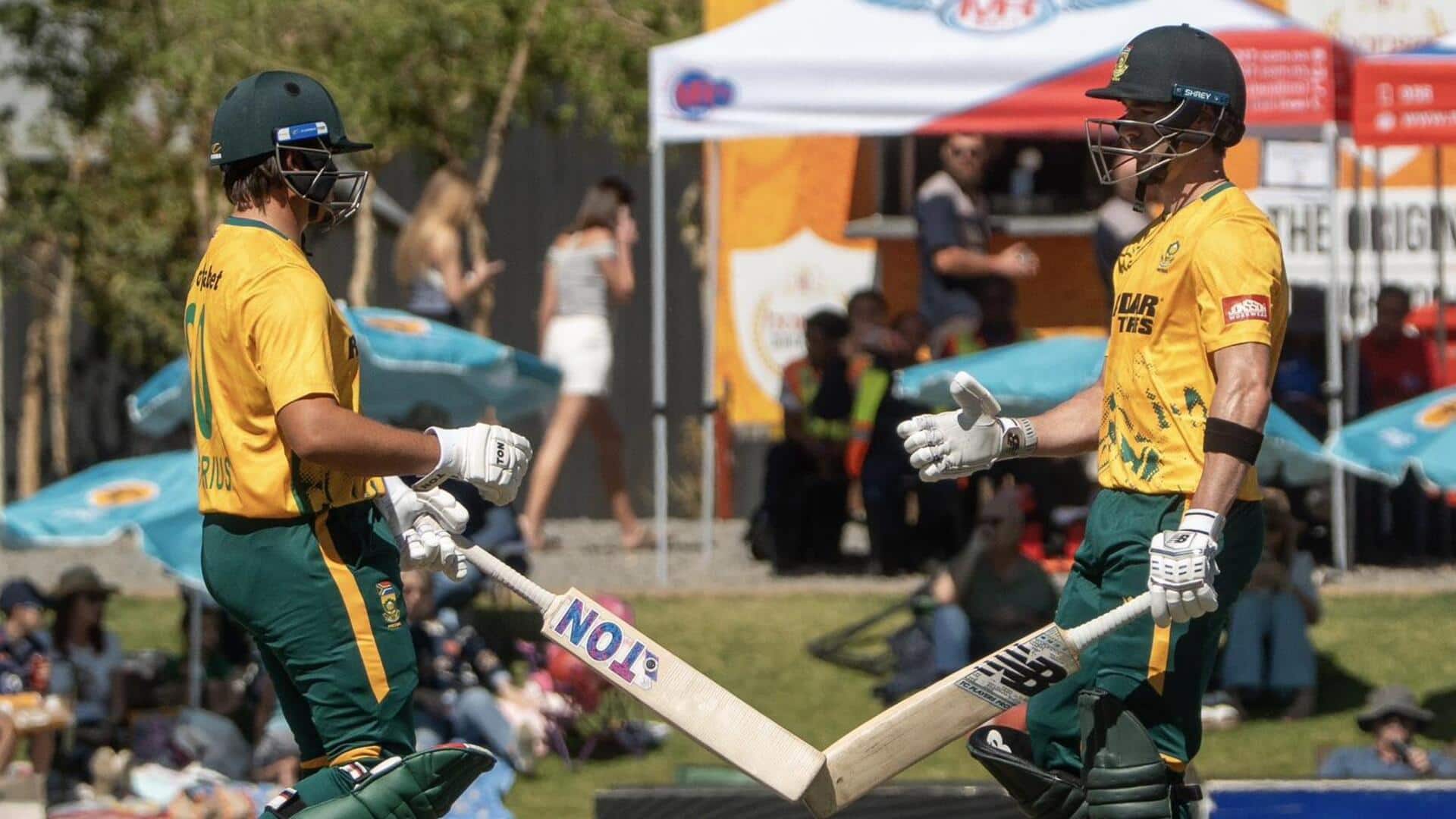South Africa beat Namibia, reach T20I Tri-Series final: Key stats