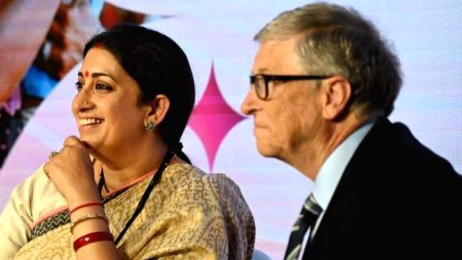 'Kyunki Saas...2': Smriti Irani show to have Bill Gates's cameo 'Kyunki Saas...2': Smriti Irani show to have Bill Gates's cameo