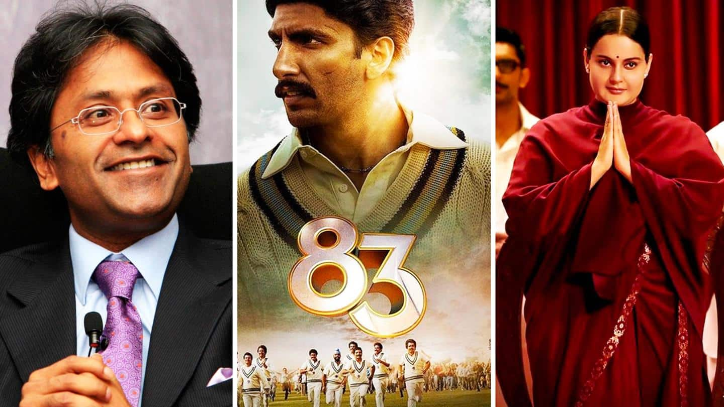 Producer of 'Thalaivii,' '83' to back Lalit Modi biopic