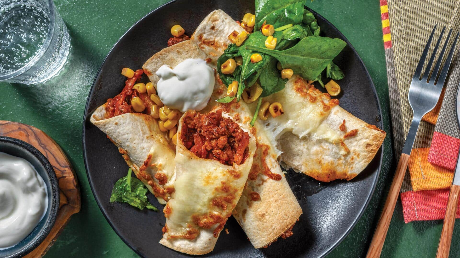 Mexican veggie enchiladas recipe: Your guests will love this dish