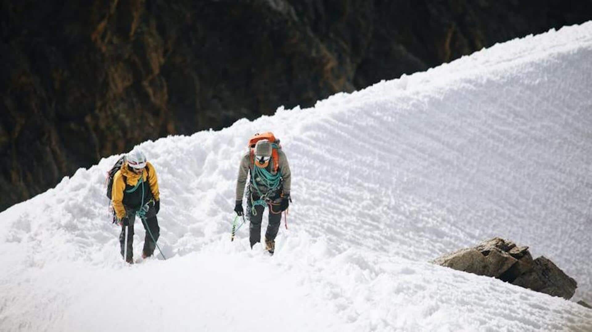 Thrilling ice climbing adventures in Svalbard, Norway