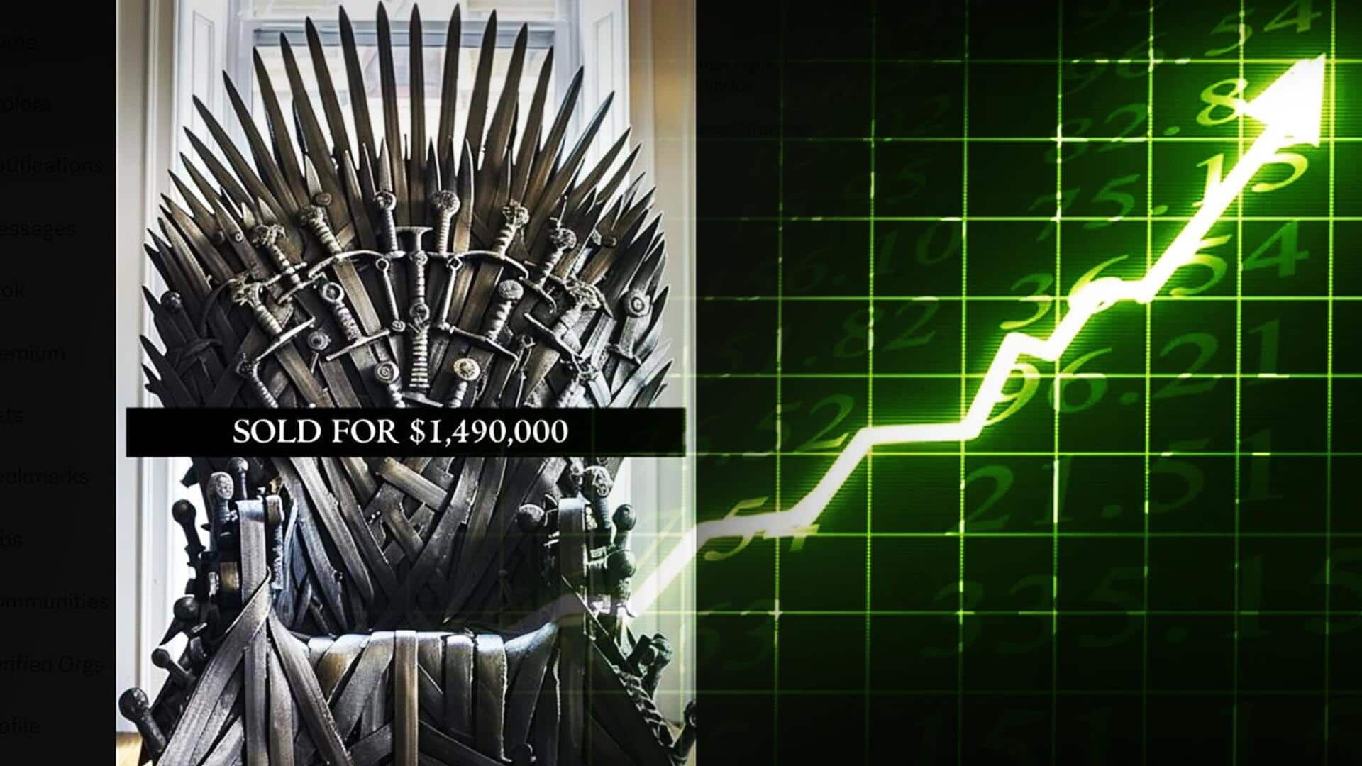 'Game of Thrones' auction: Iron Throne replica sells for $1.5M