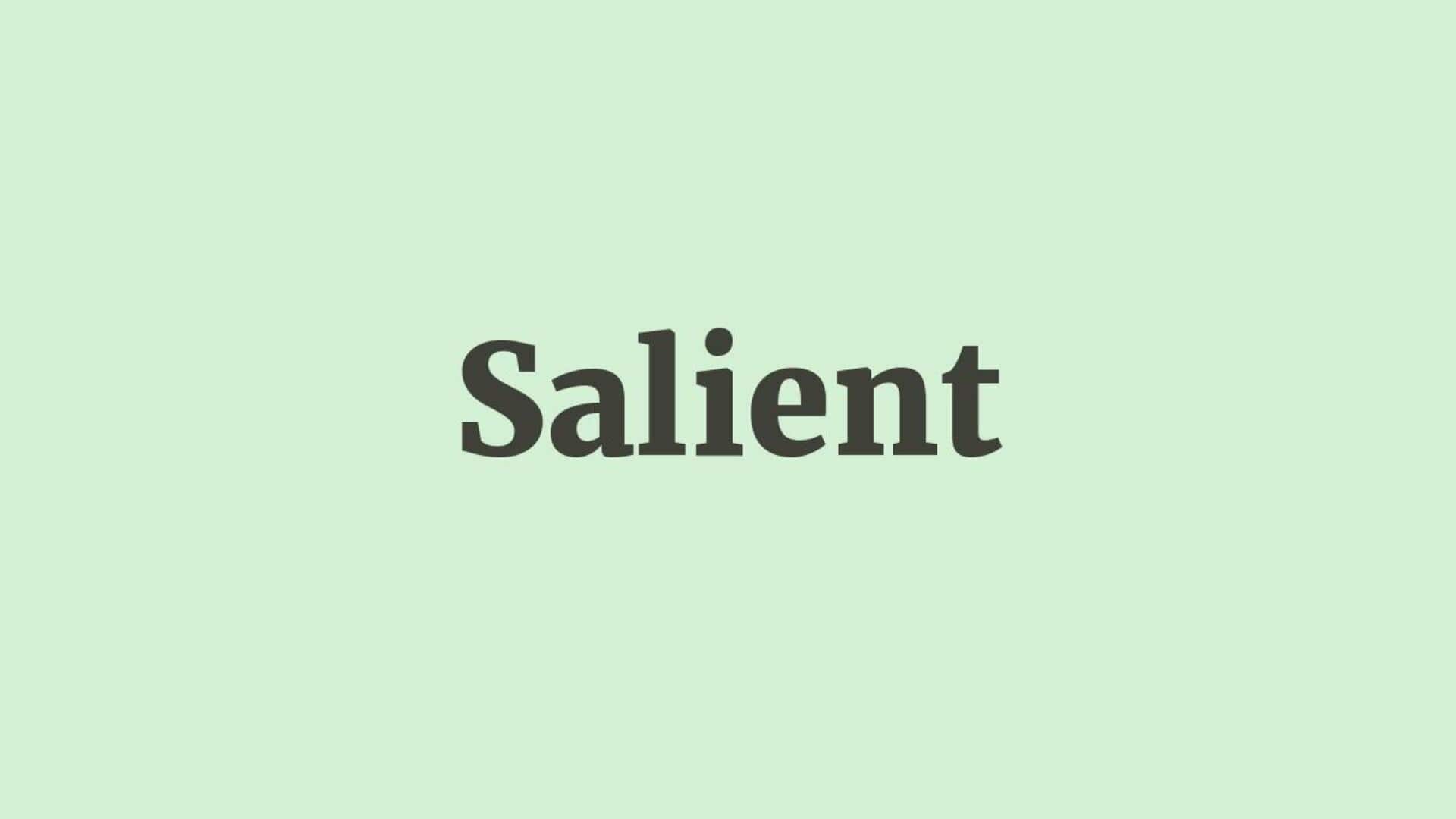 Word of the Day: Salient