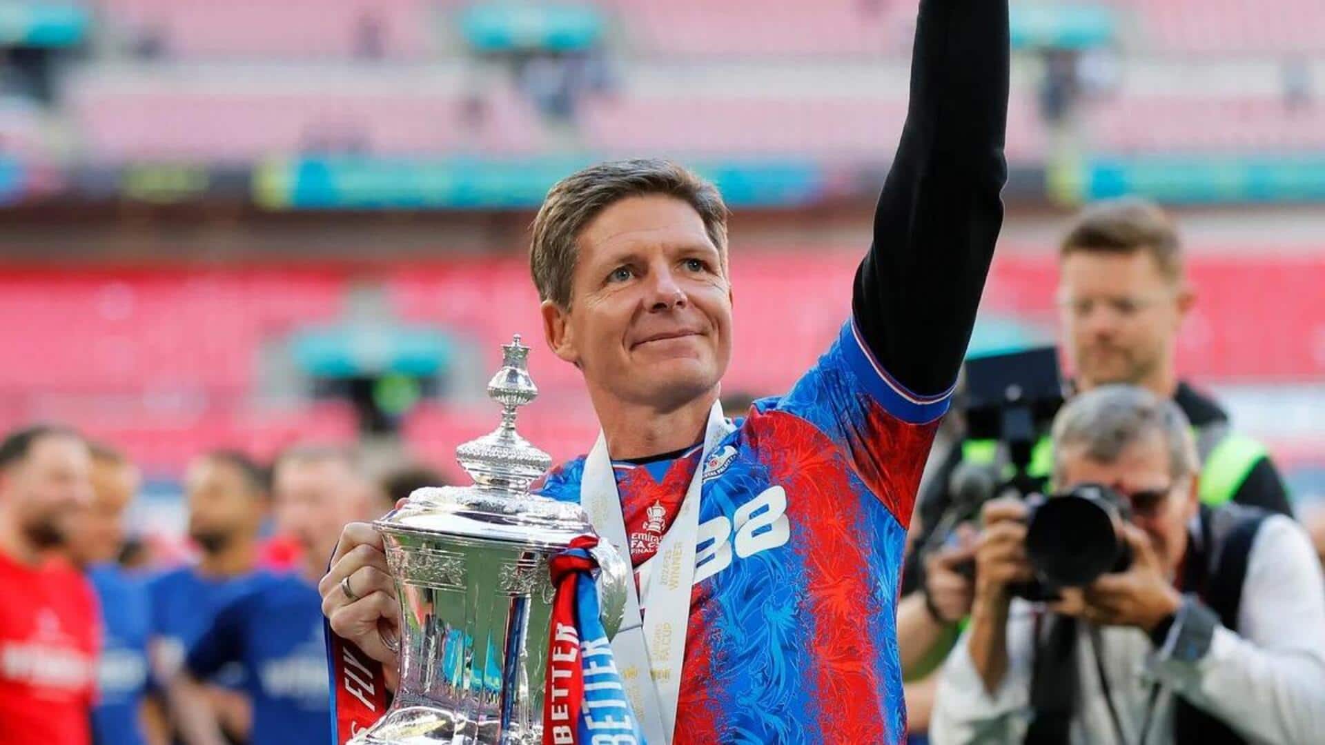 Crystal Palace manager Oliver Glasner to leave at season's end