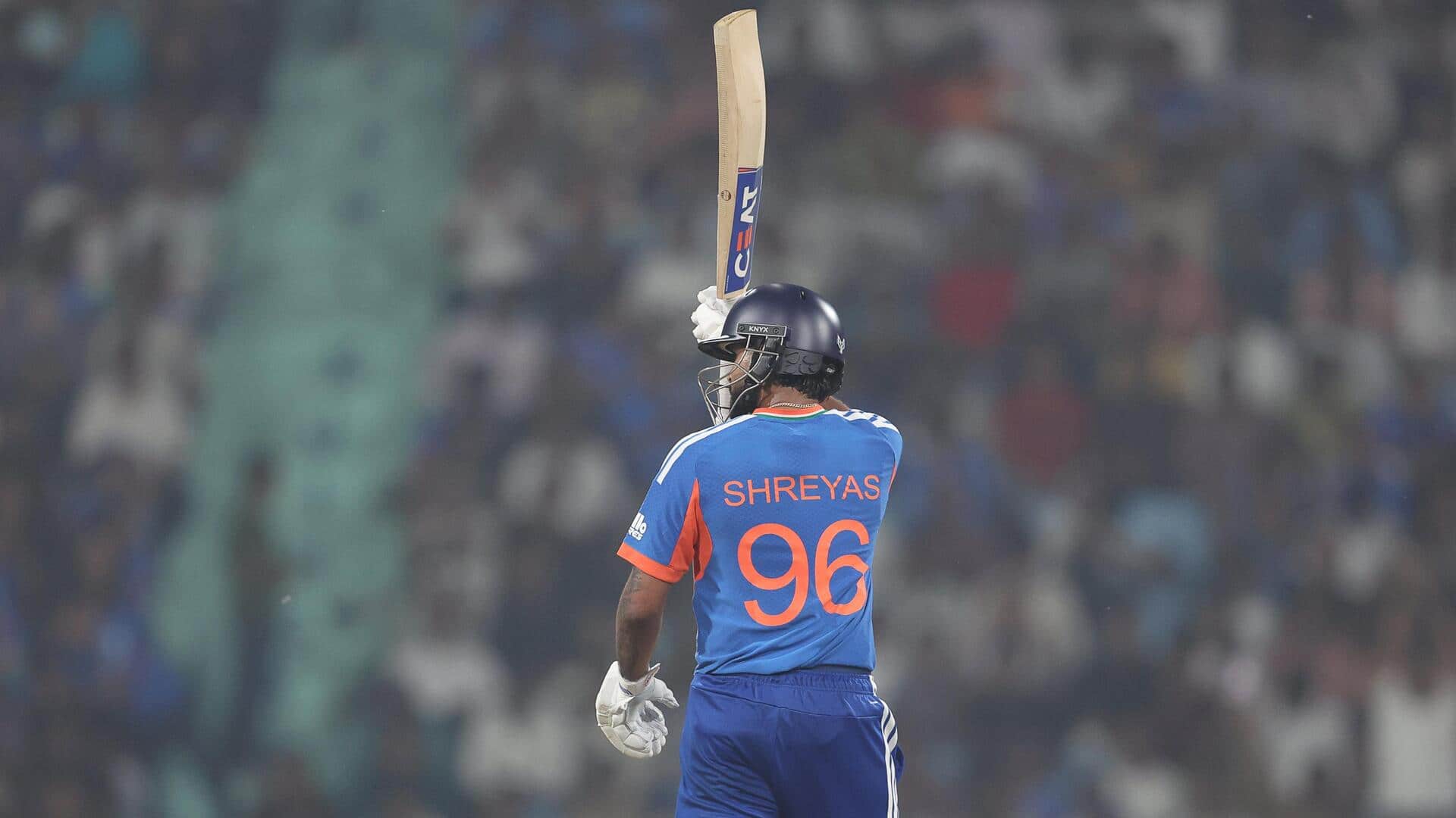 Shreyas Iyer scripted these records with T20I ton against WI