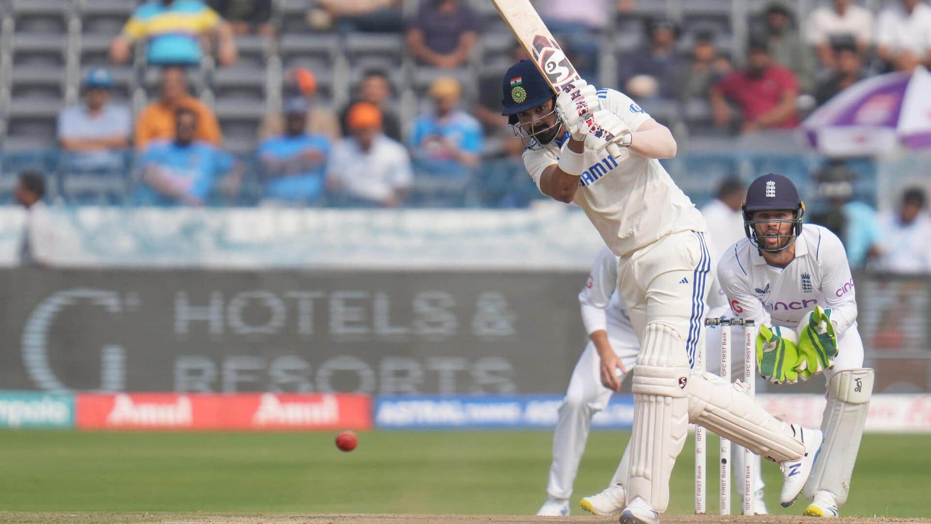 KL Rahul slams his fifth 50-plus Test score against England