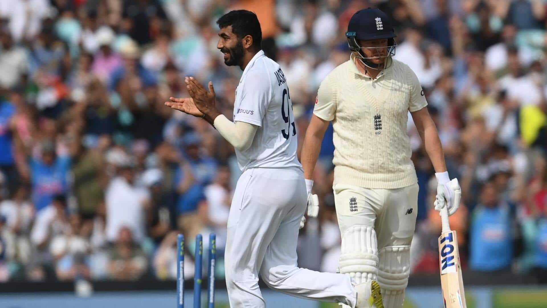 How Jasprit Bumrah has fared against England in Tests How Jasprit Bumrah has fared against England in Tests