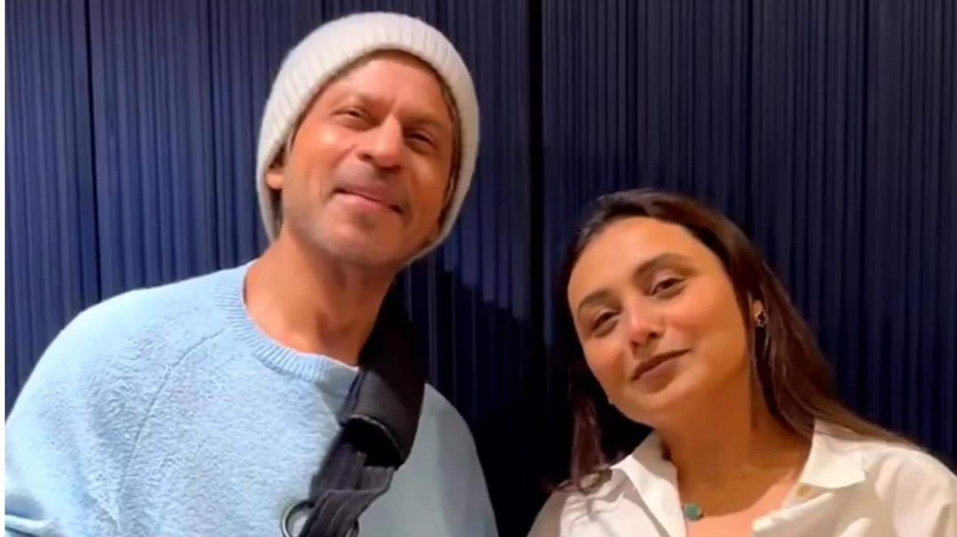 SRK-Rani recreate 'Tu Pehli Tu Aakhri'; fans go gaga SRK-Rani recreate 'Tu Pehli Tu Aakhri'; fans go gaga