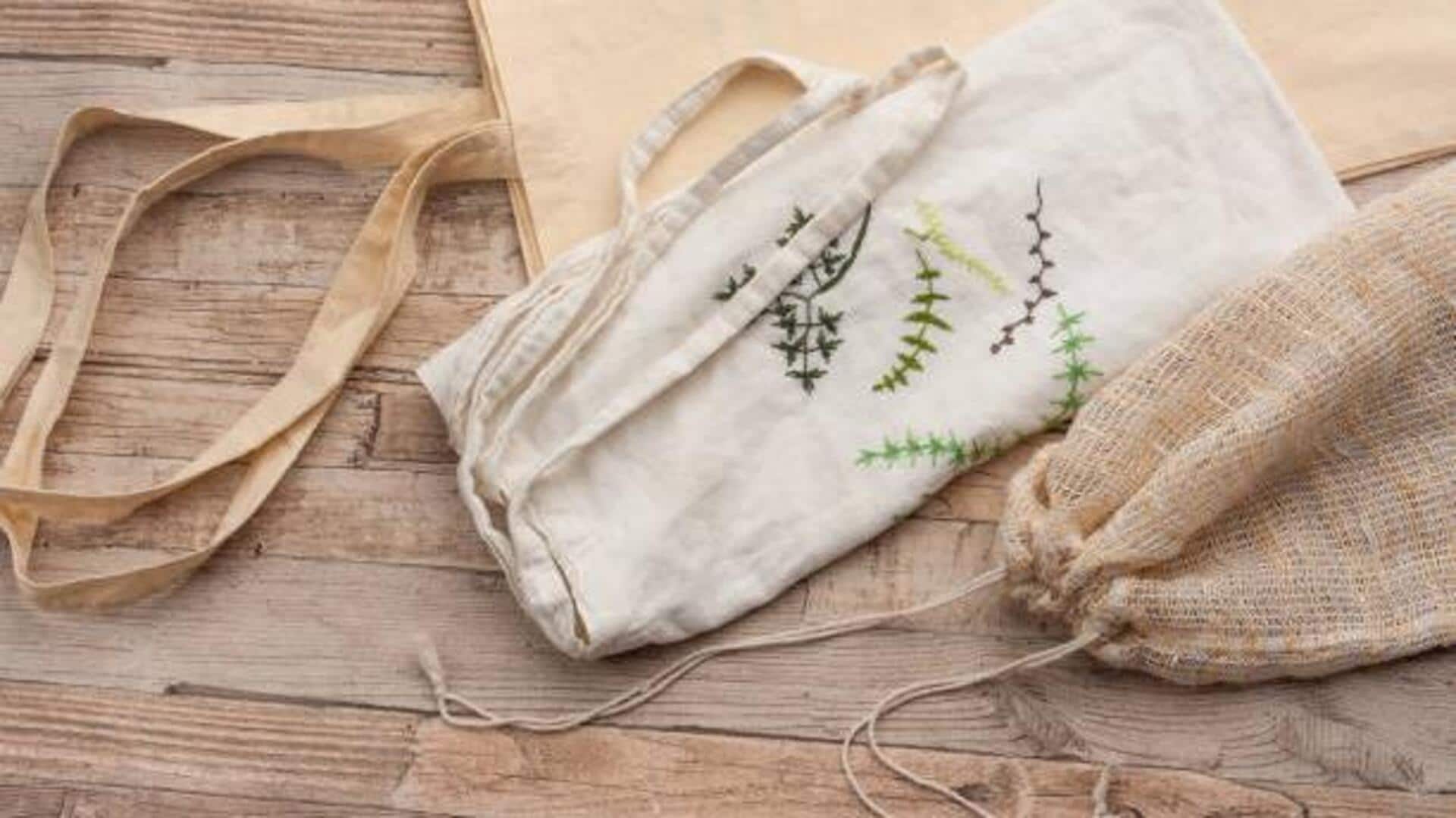 How to add embroidery to your tote bags