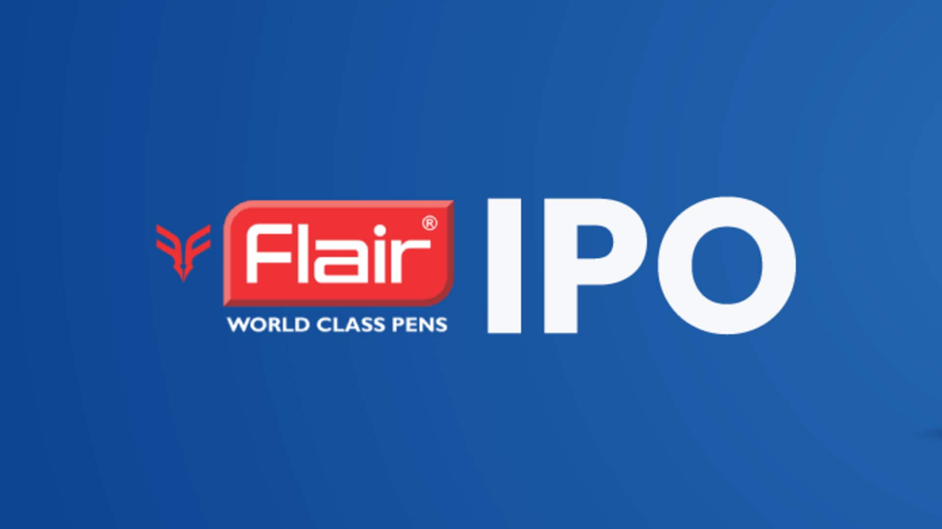 Flair Writing IPO lists 65% higher, investors quickly book profits