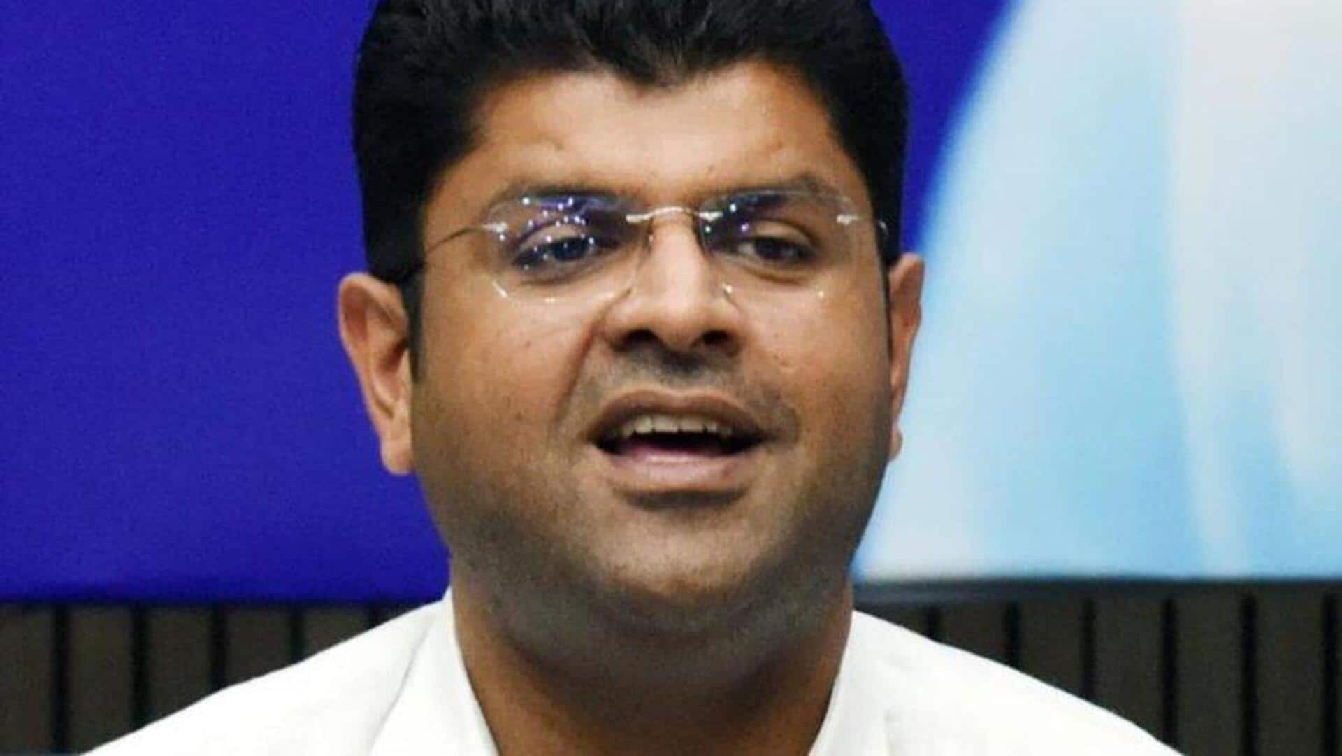 Haryana ex-deputy CM Dushyant Chautala trailing from Uchana Kalan