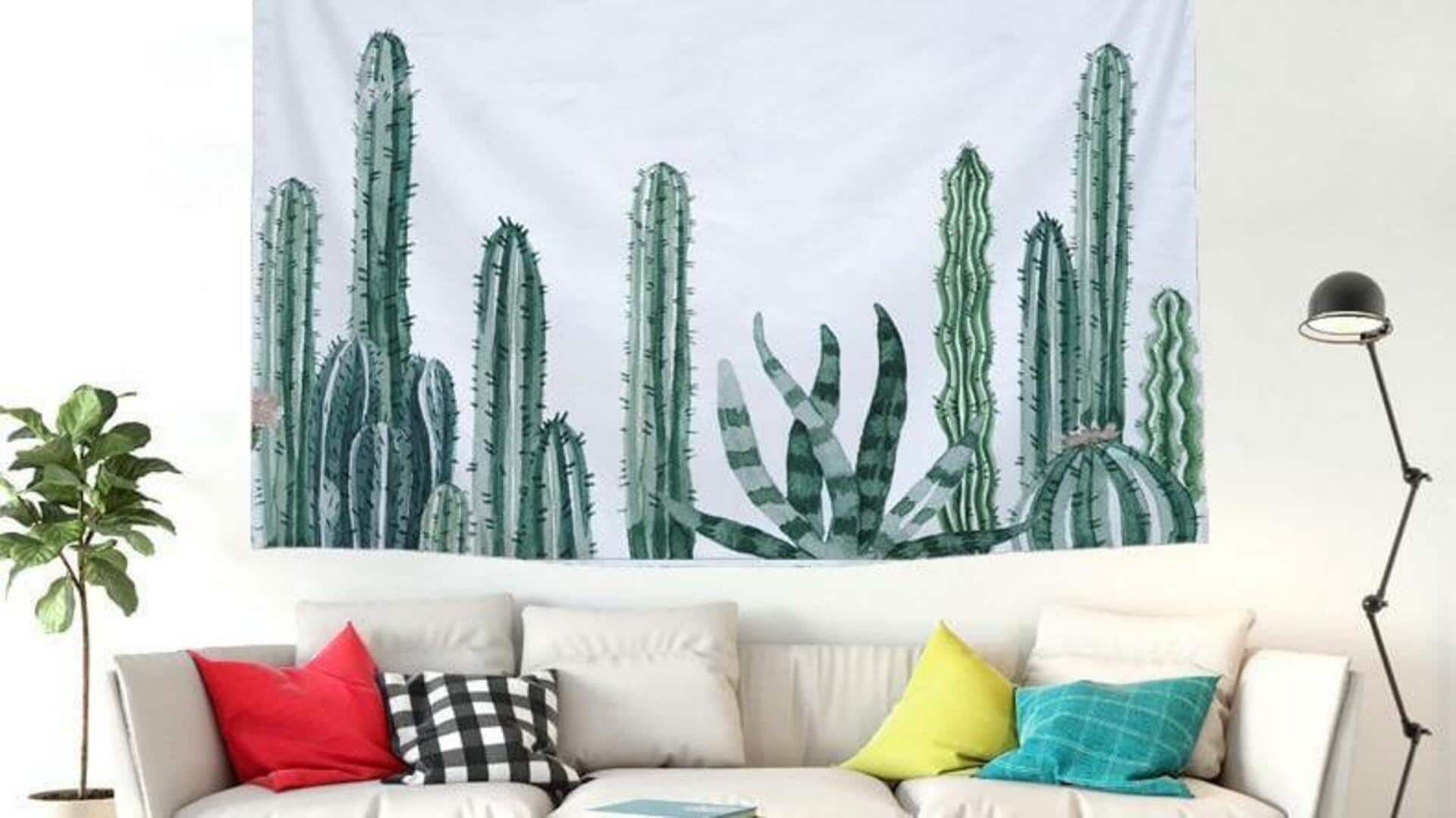 Transform dull spaces with stunning colorful tapestries Transform dull spaces with stunning colorful tapestries