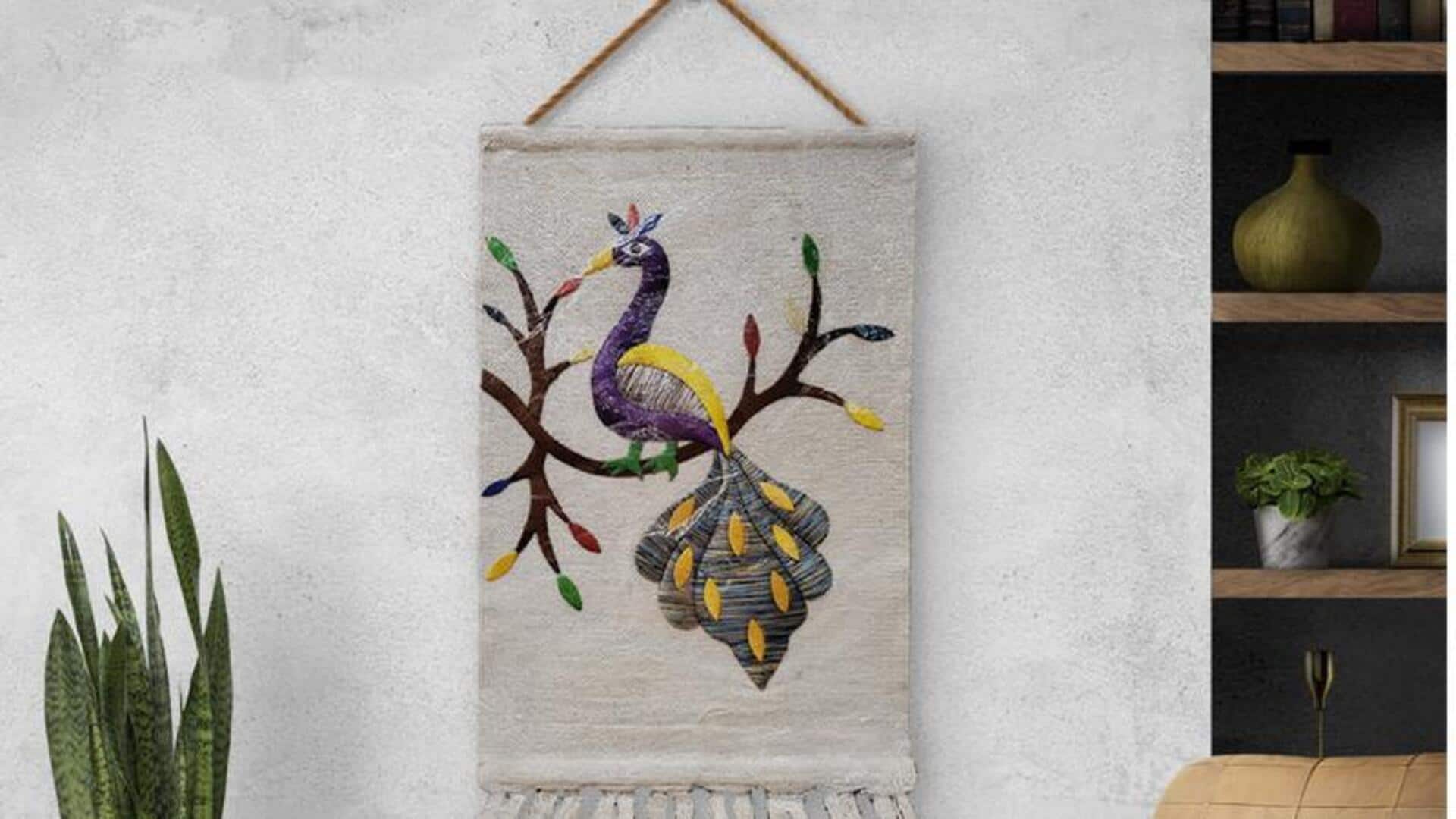 Add traditional craftsmanship with these woven wall art pieces