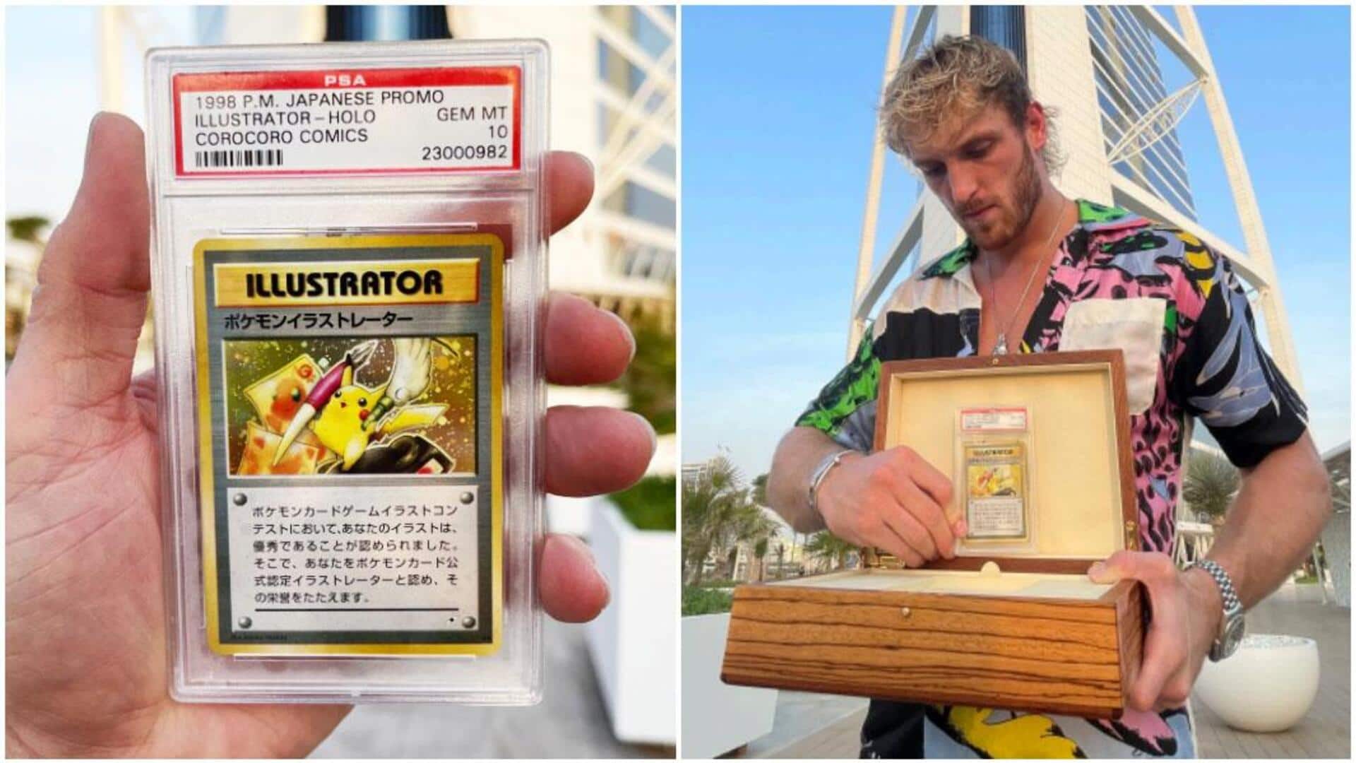 Logan Paul sells 'holy grail' Pokemon card for $16.5M