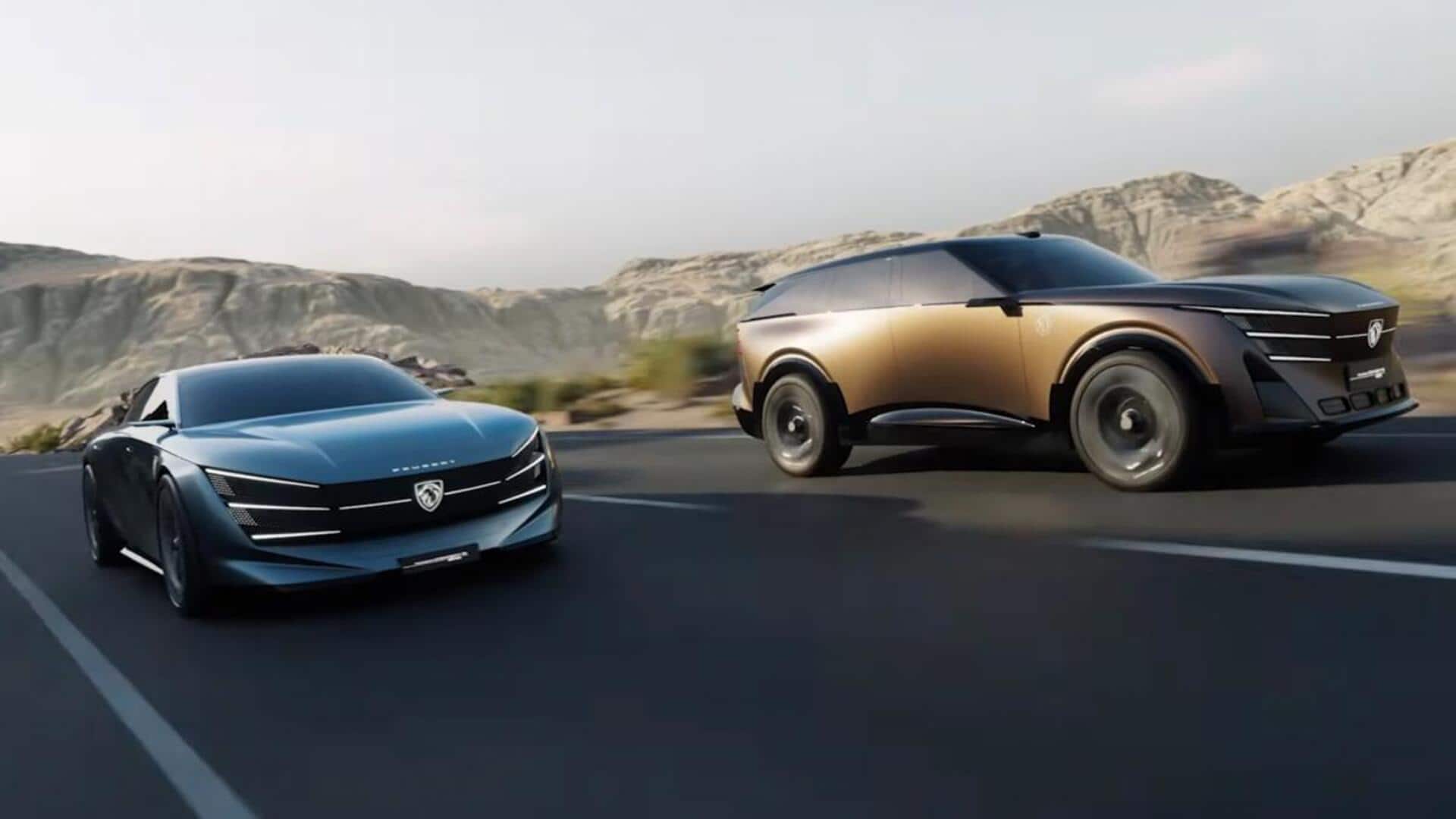 Peugeot's Concept 6 and Concept 8 preview future flagship models