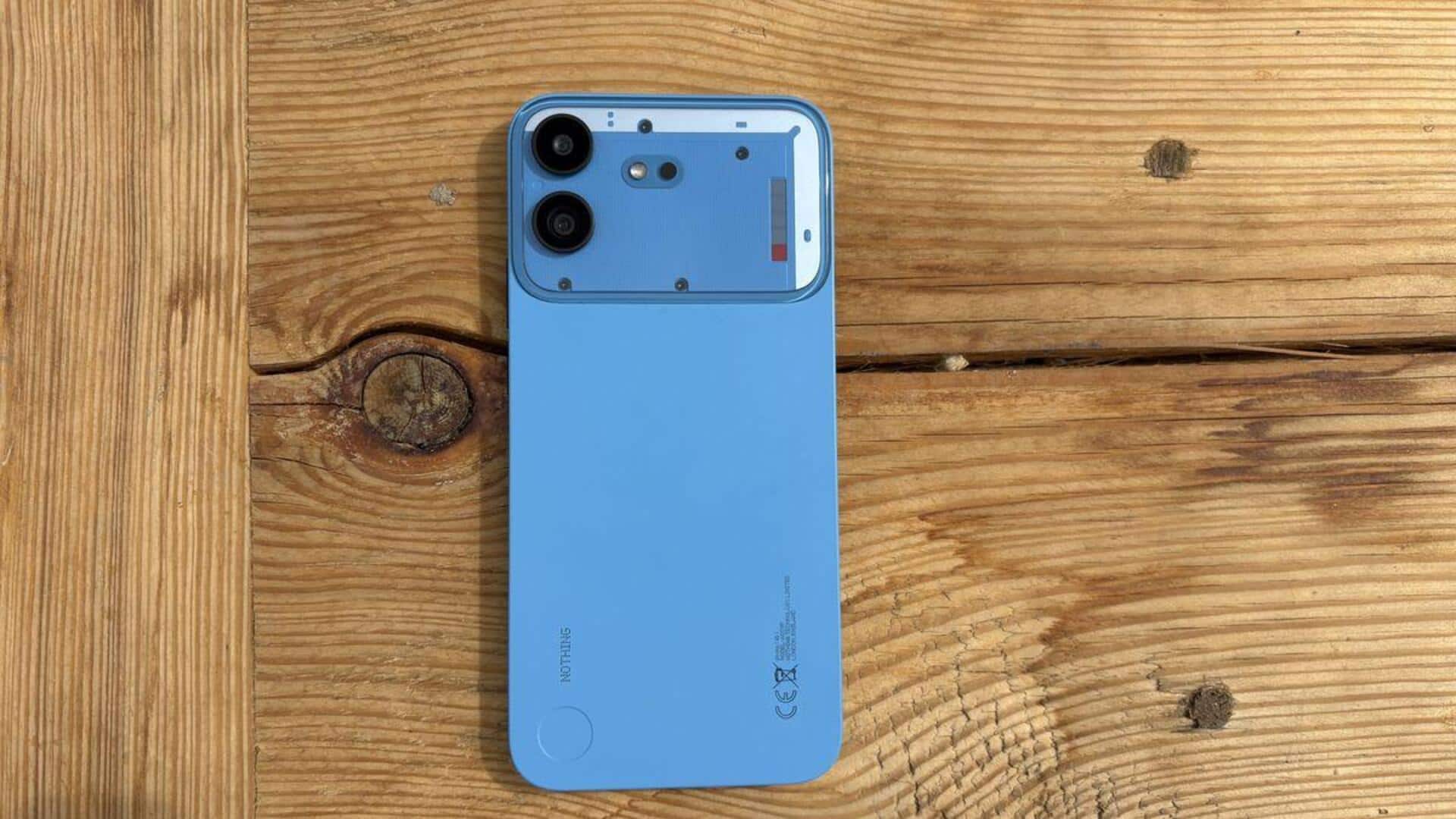 Nothing's 1st 'B' series smartphone launched in India at ₹35,000